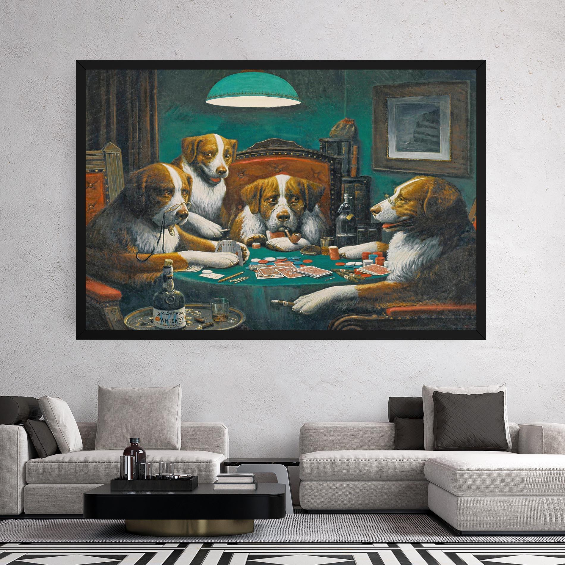 Tablou Canvas Poker Game mockup 2