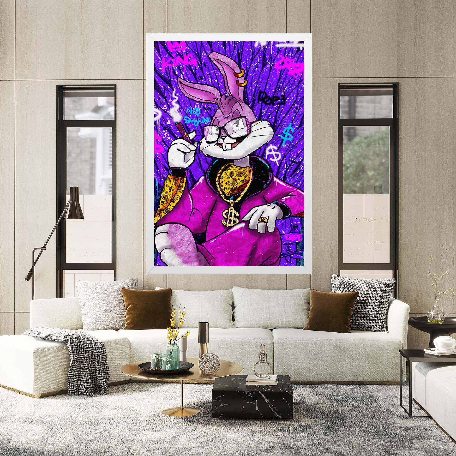 Tablou Canvas Boss Buny mockup 2