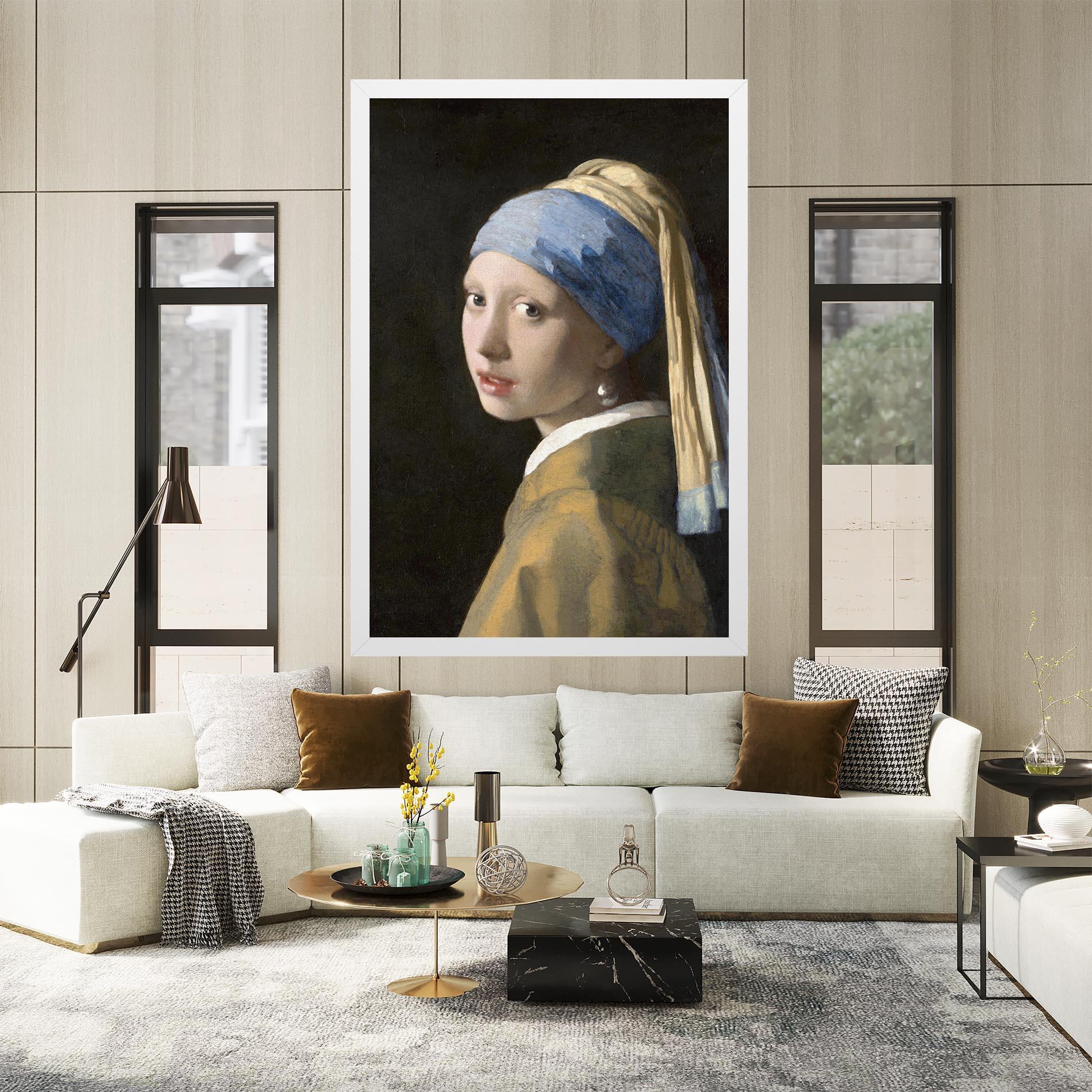 Tablou Canvas Girl With A Pearl mockup 2