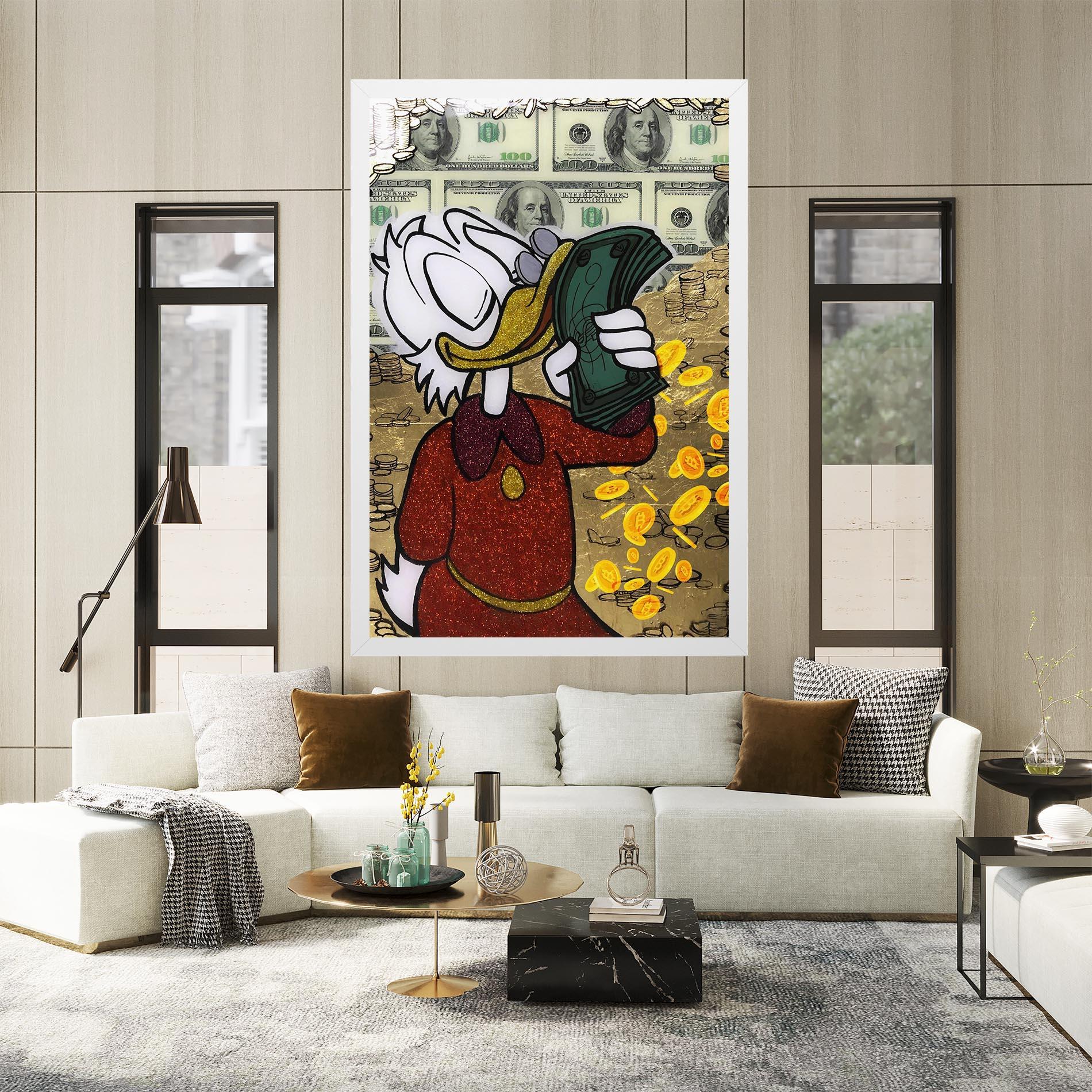 Tablou Canvas Smell Like Money mockup 2