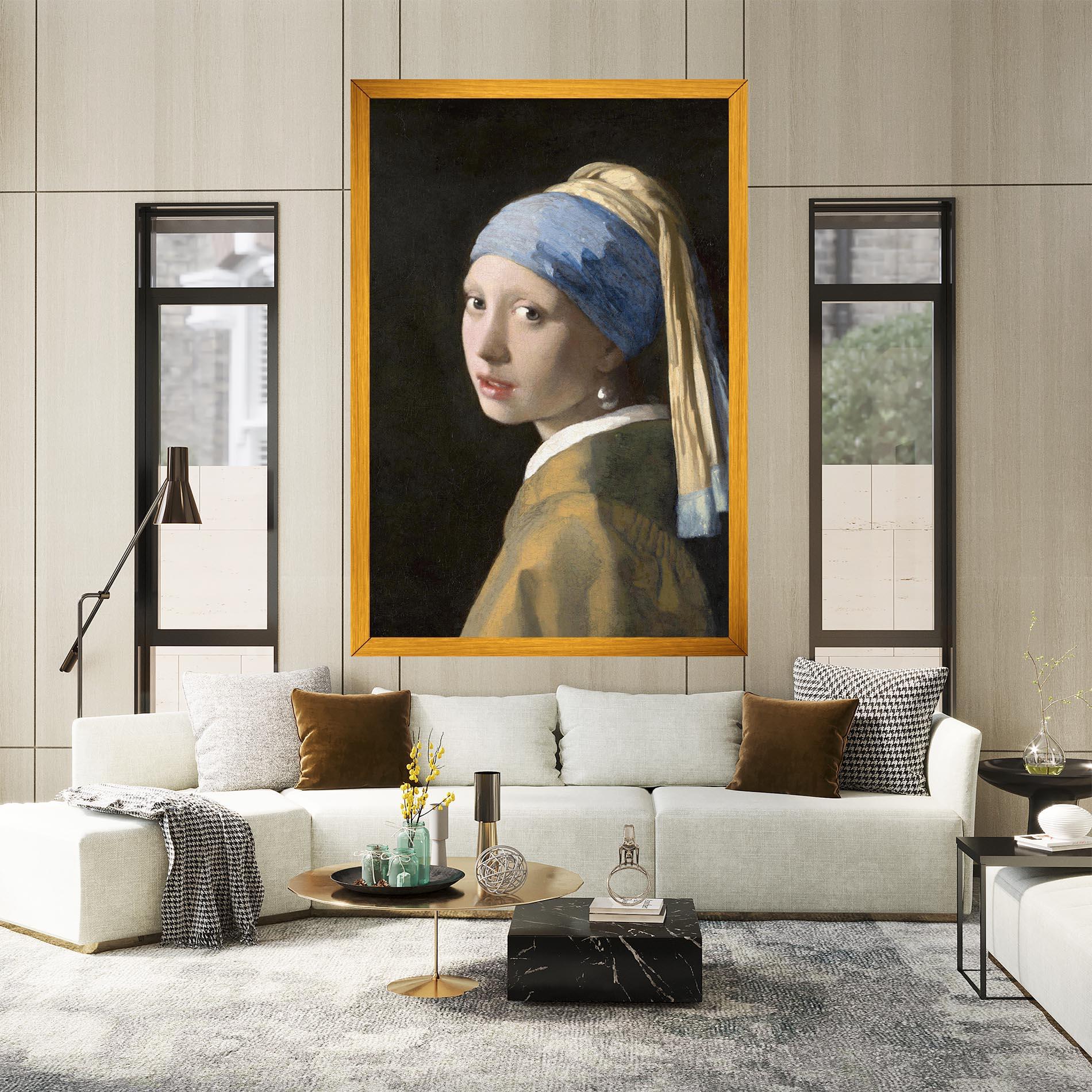 Tablou Canvas Girl With A Pearl mockup 2