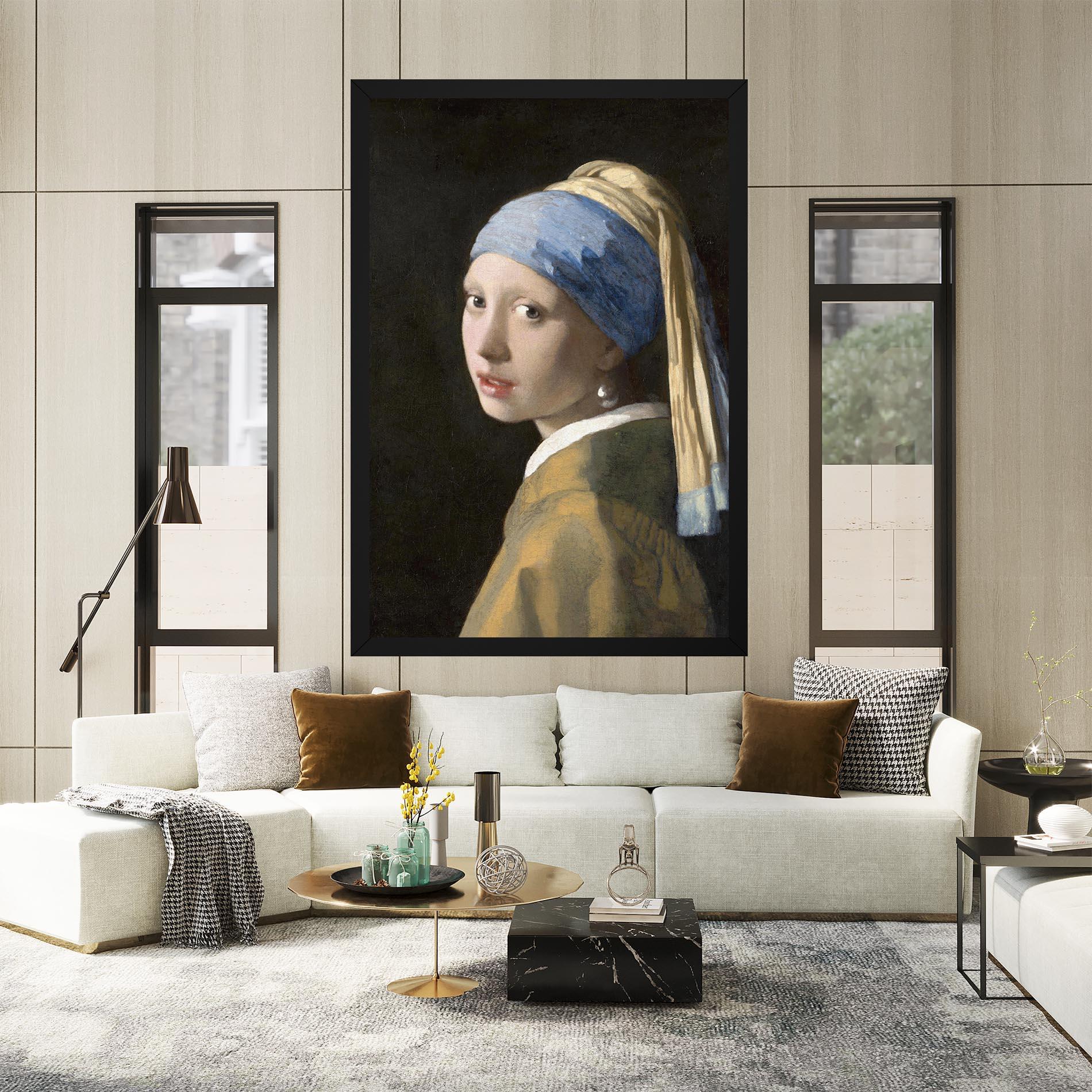 Tablou Canvas Girl With A Pearl mockup 2