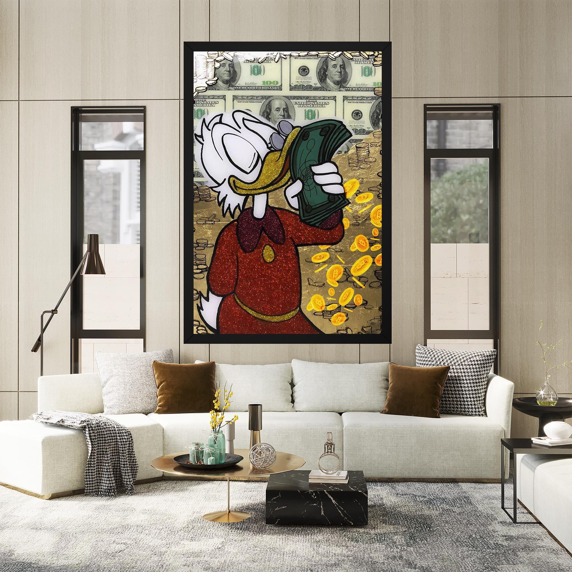 Tablou Canvas Smell Like Money mockup 2