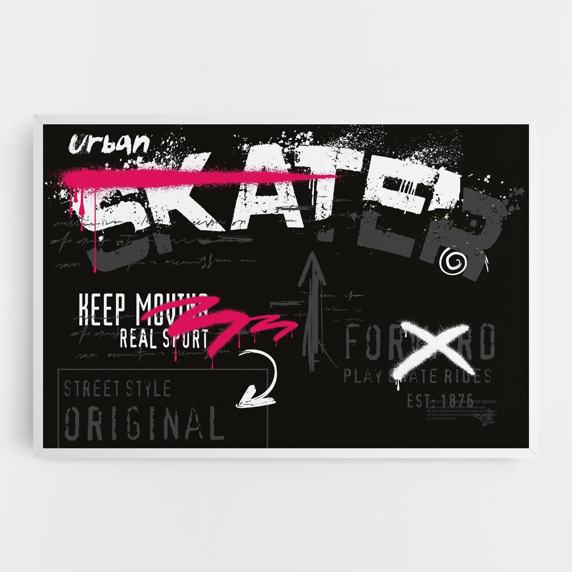 Tablou Canvas Skater Spray mockup 0