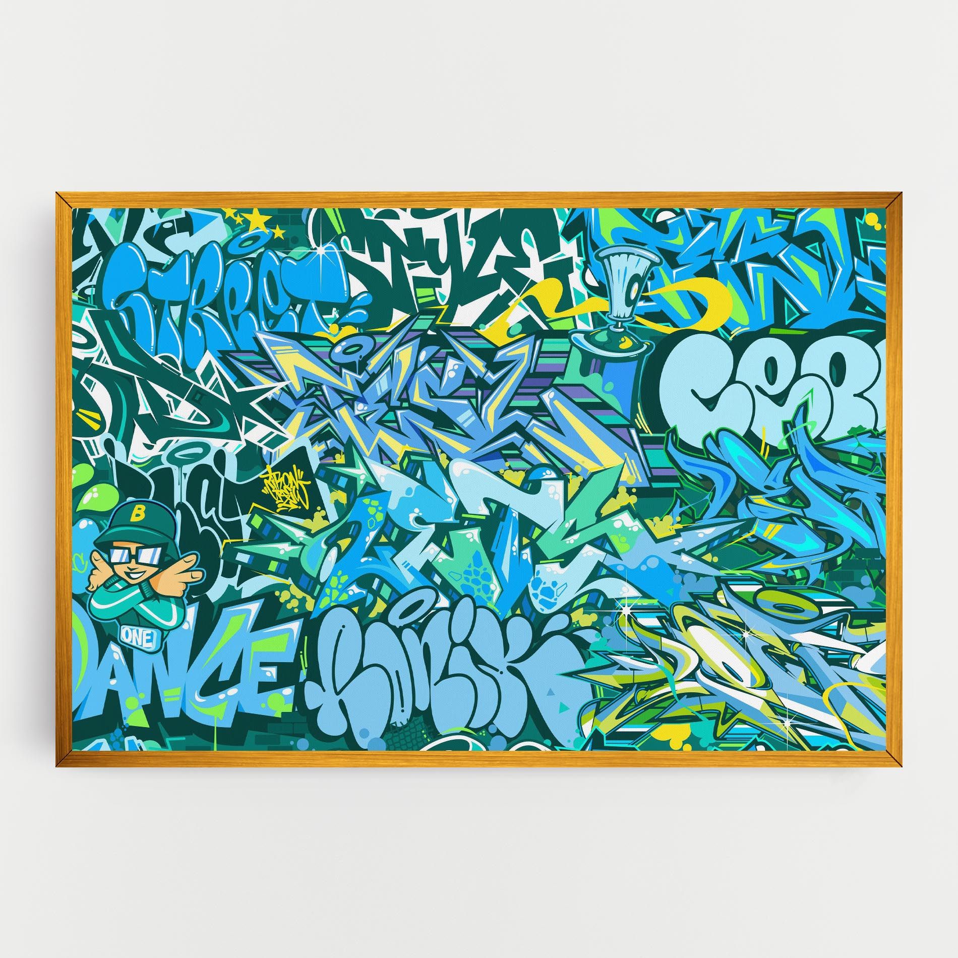Be One Graffiti mockup 0