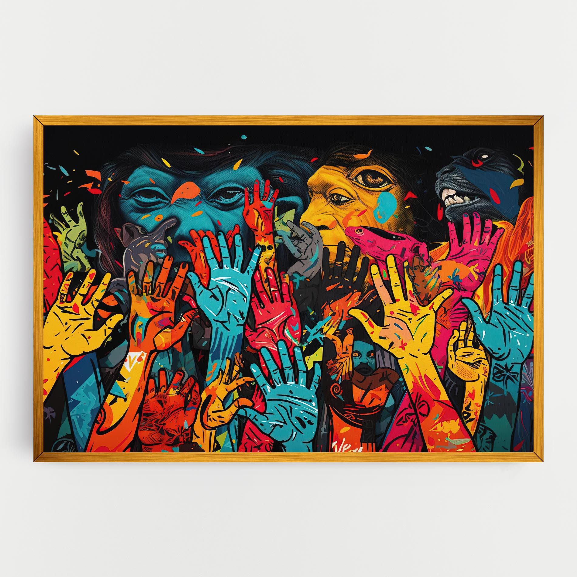 Colorful Hands mockup 0