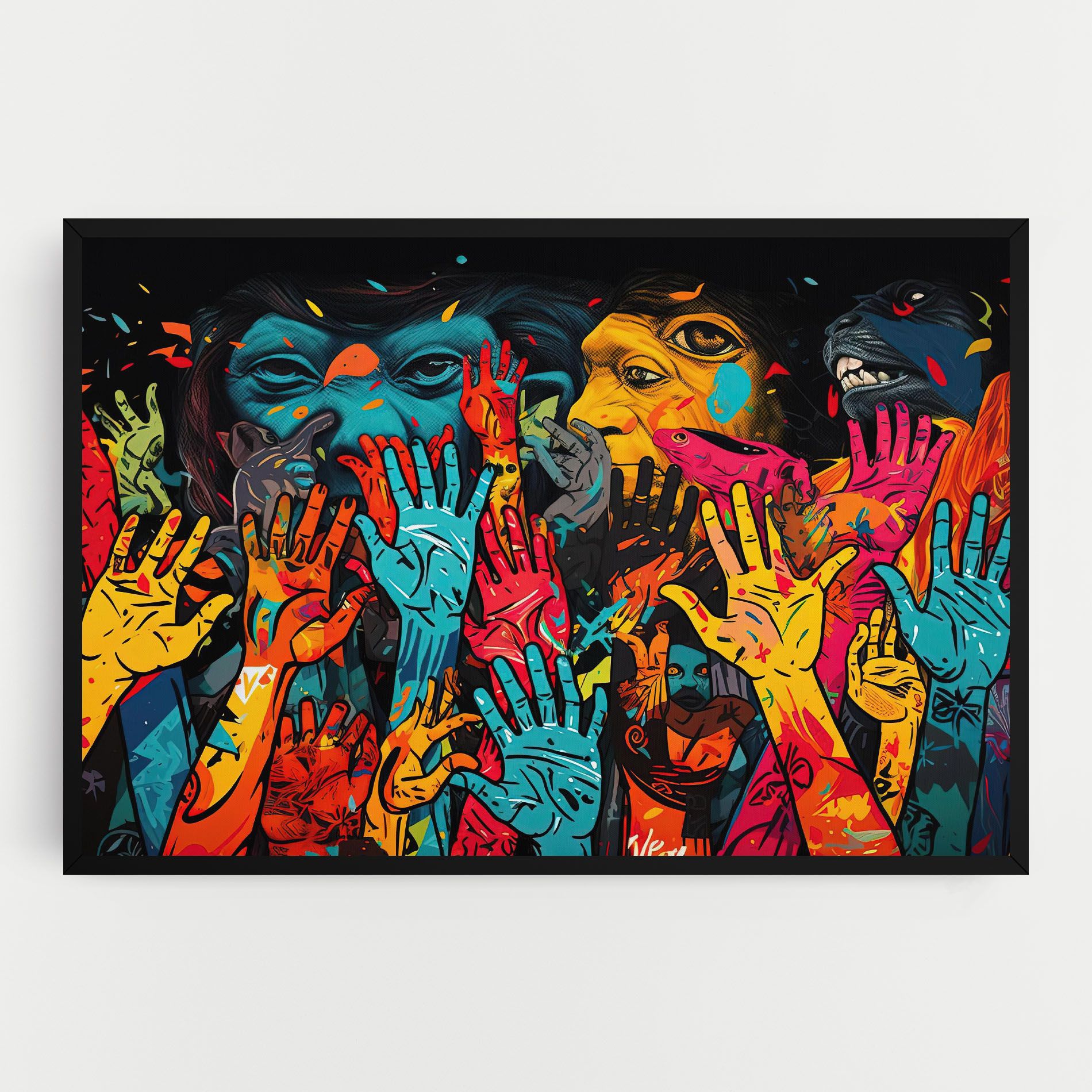 Colorful Hands mockup 0