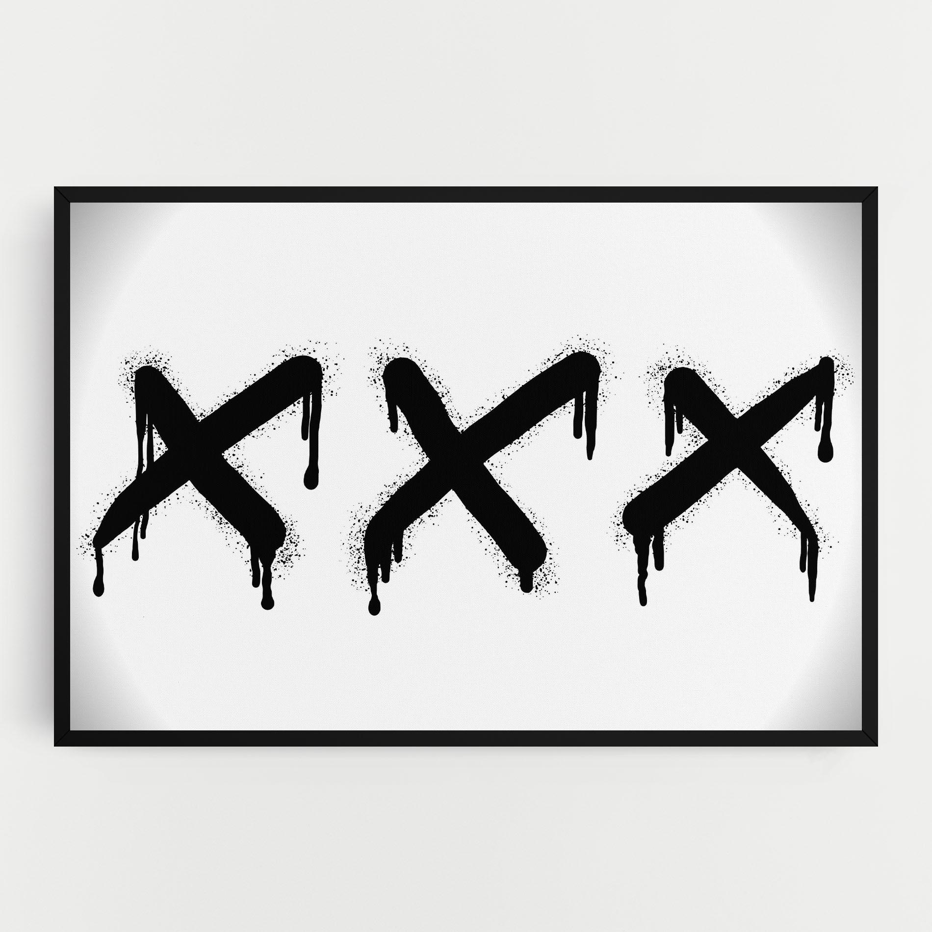 Tablou Canvas Grafiti X Spray mockup 0