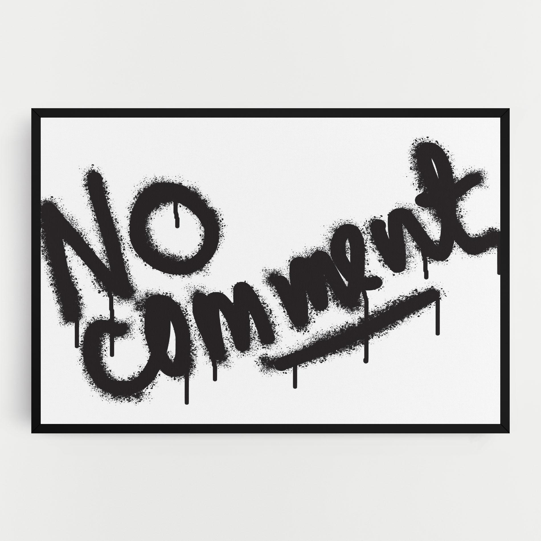 Tablou Canvas No Comment mockup 0