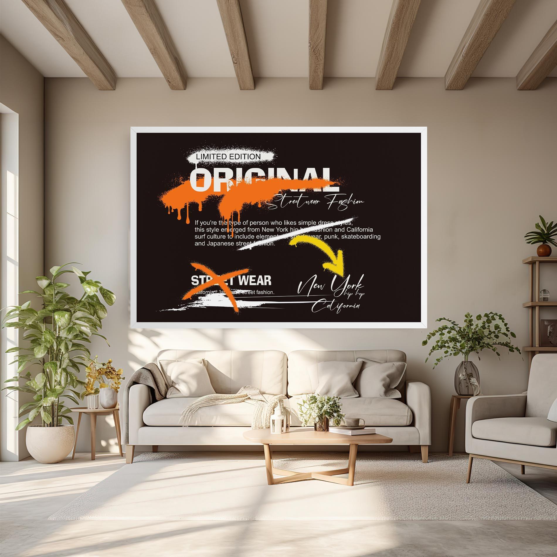Tablou Canvas Original Style Graffiti mockup 6