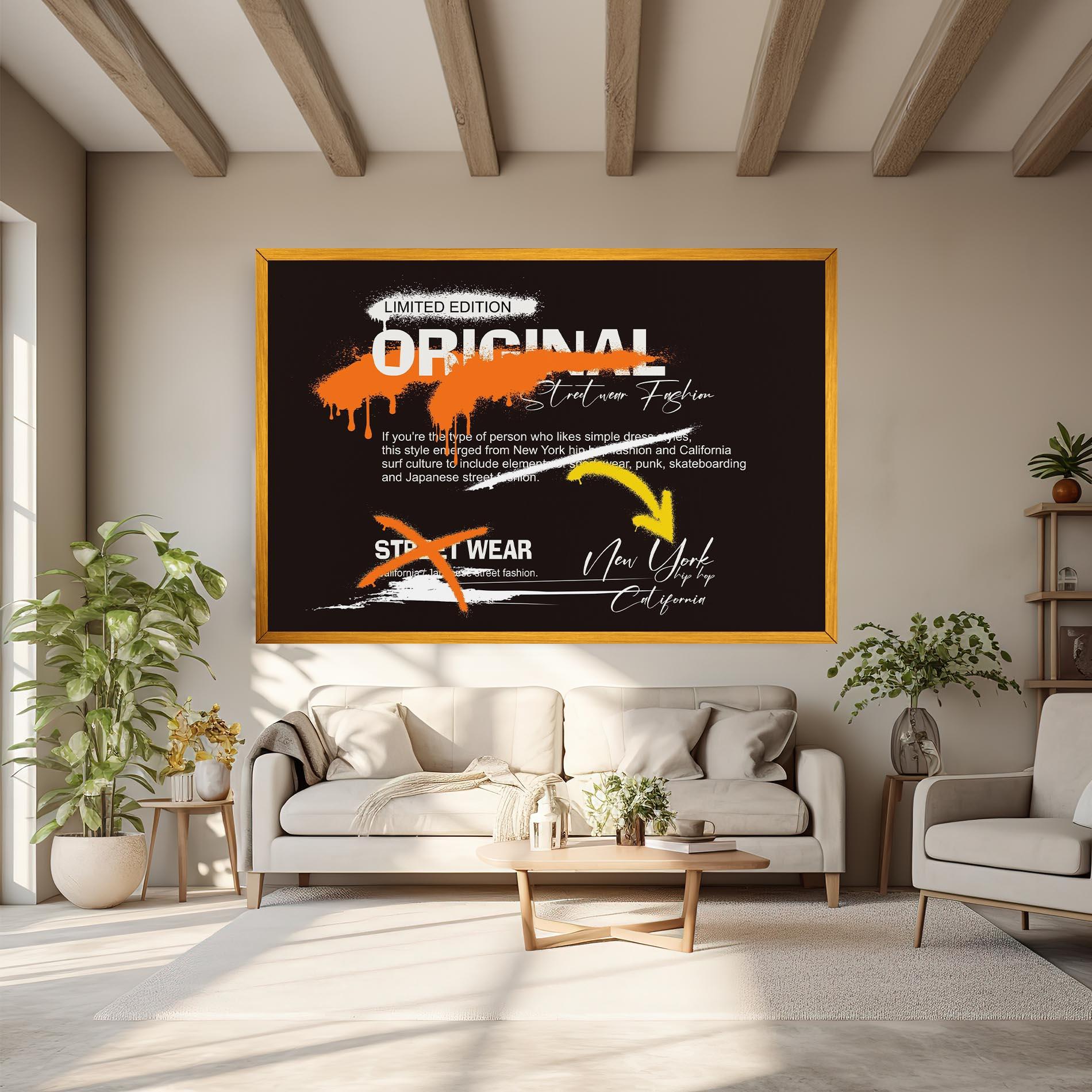 Tablou Canvas Original Style Graffiti mockup 6