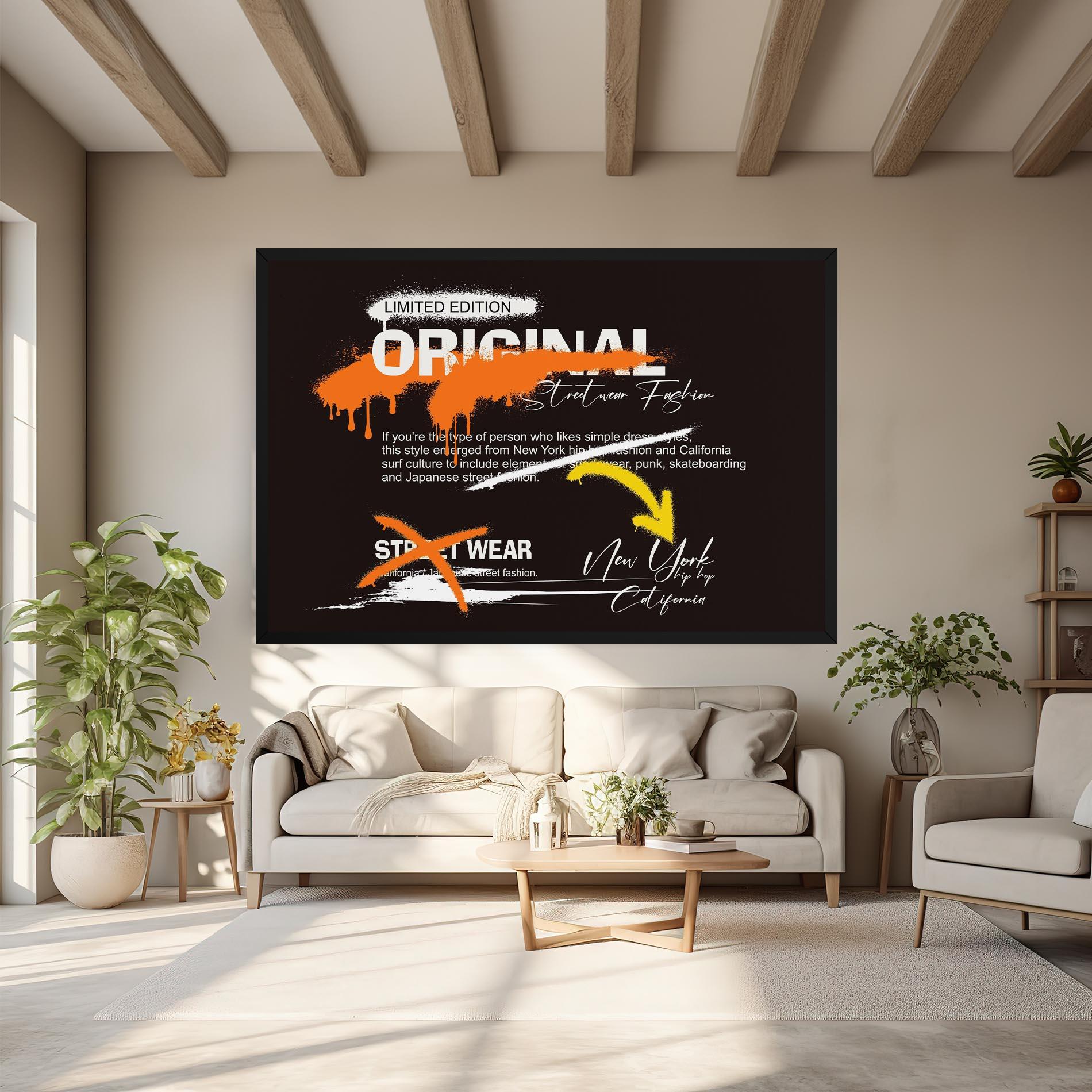 Tablou Canvas Original Style Graffiti mockup 6