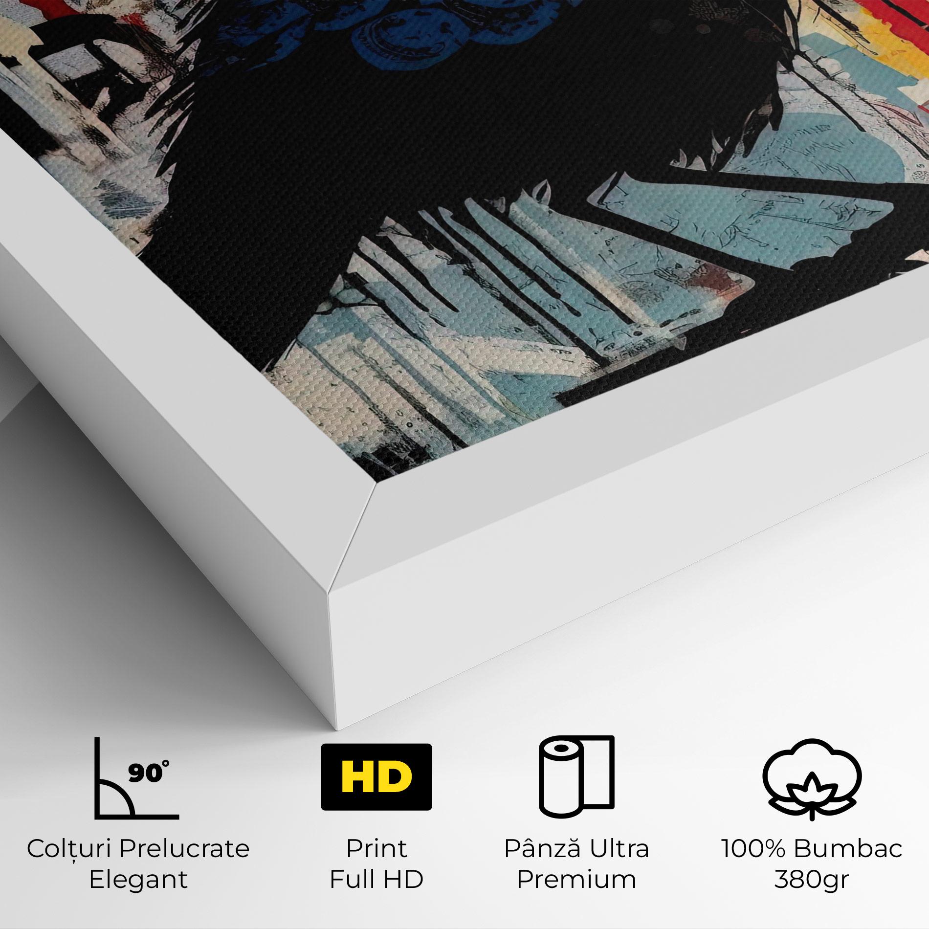 Tablou Canvas Bird Old Doodle mockup 4