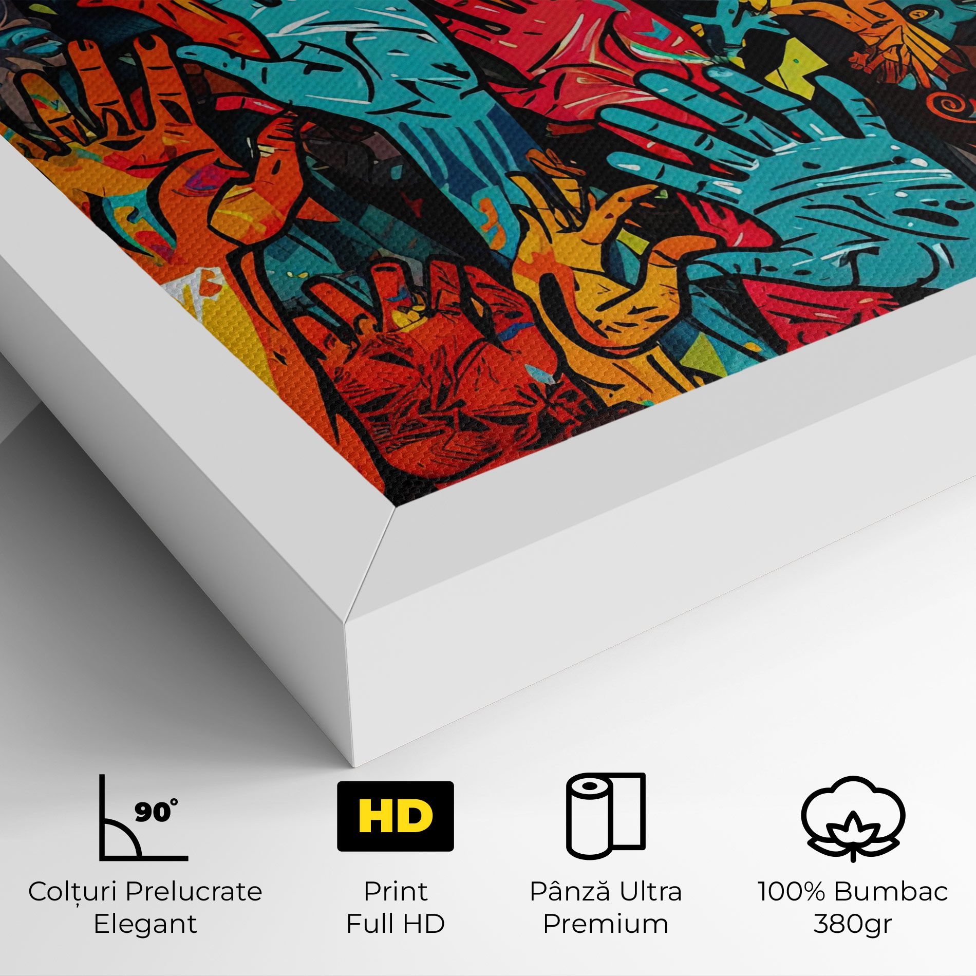 Colorful Hands mockup 4