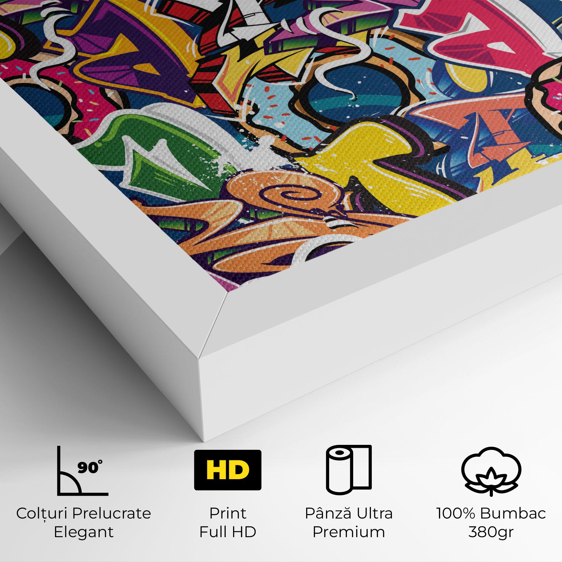 Tablou Canvas Graffiti Letters mockup 4