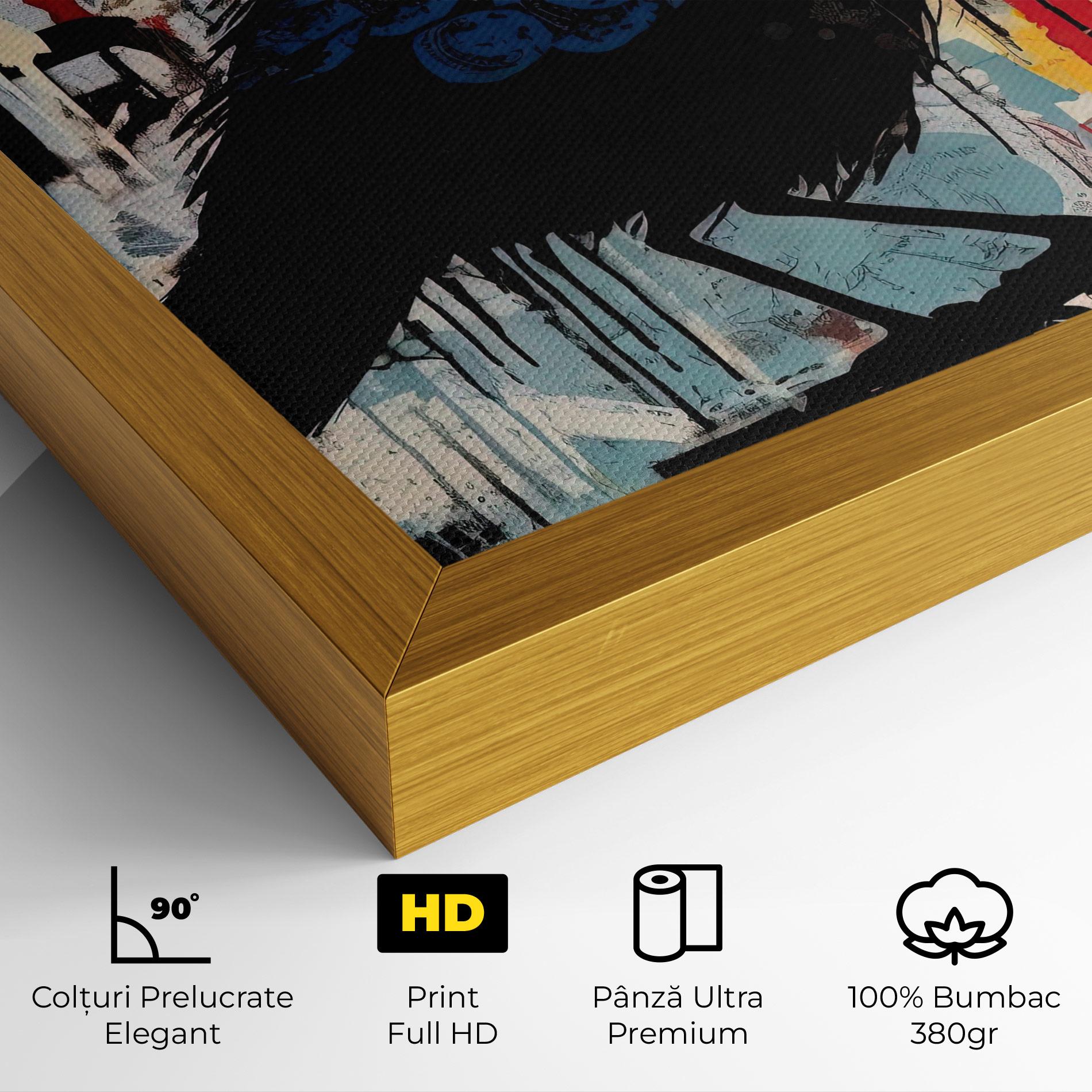 Tablou Canvas Bird Old Doodle mockup 4