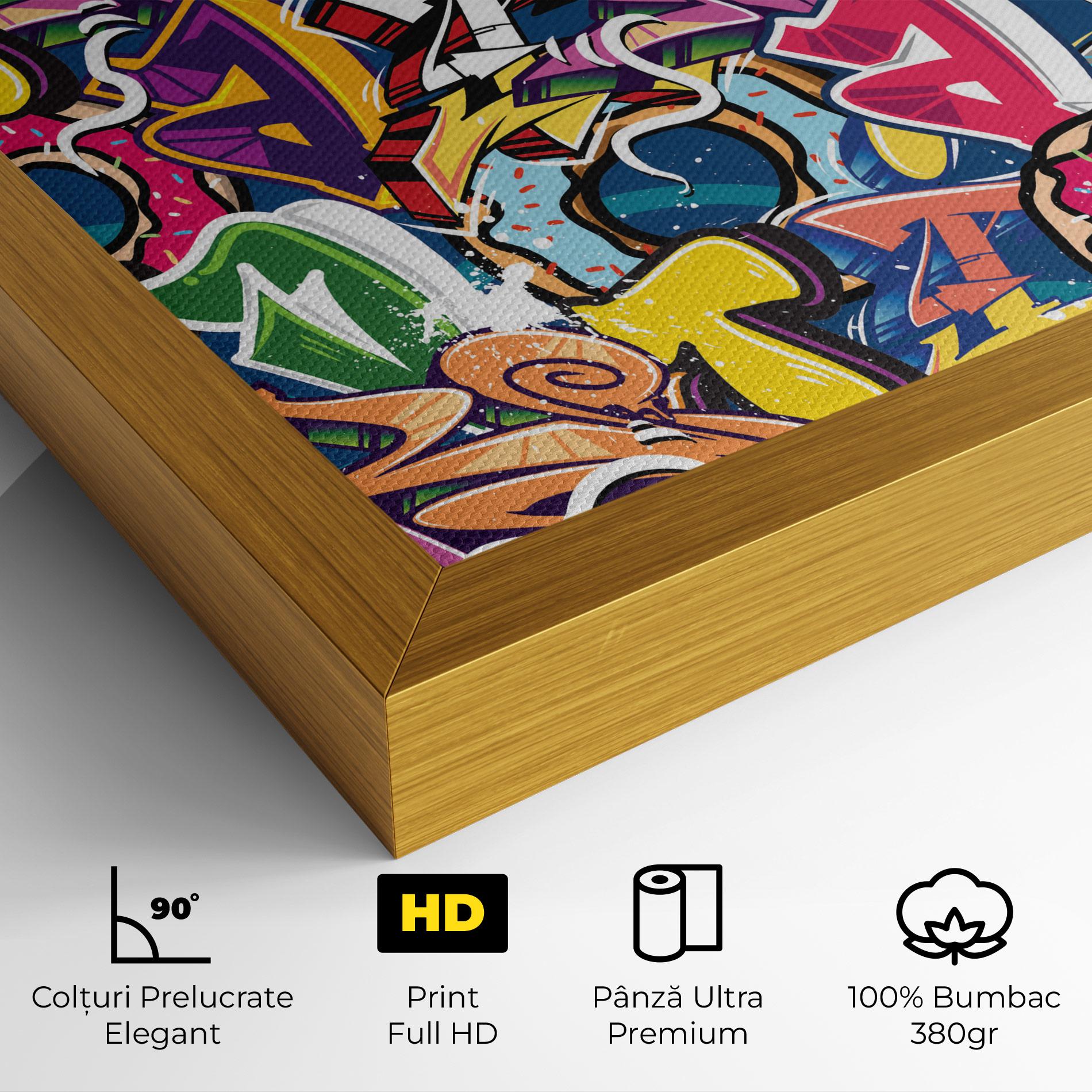 Tablou Canvas Graffiti Letters mockup 4