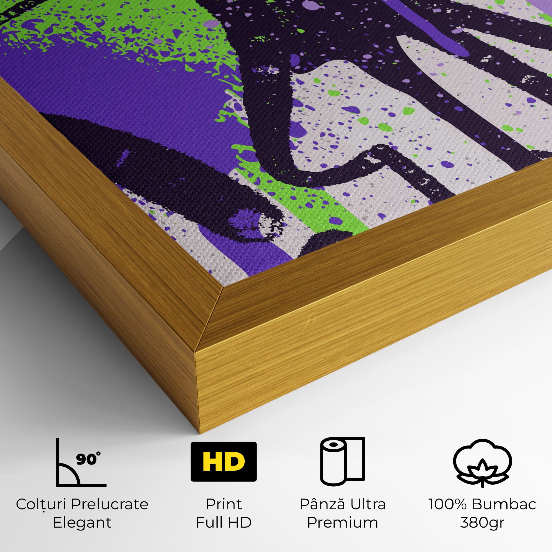 Green Purple Graffiti mockup 4