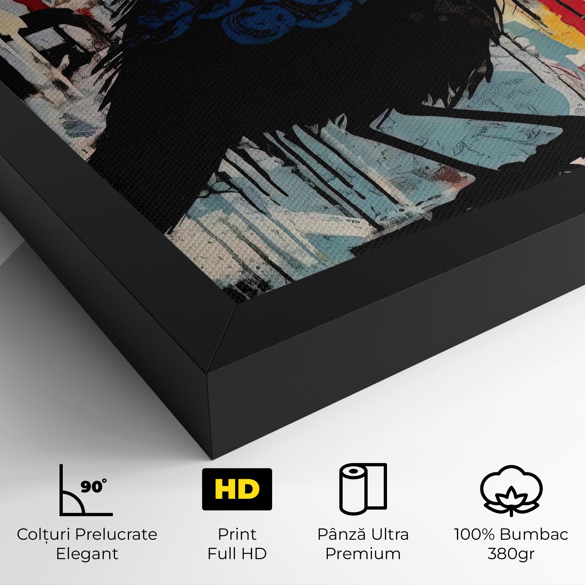 Tablou Canvas Bird Old Doodle mockup 4