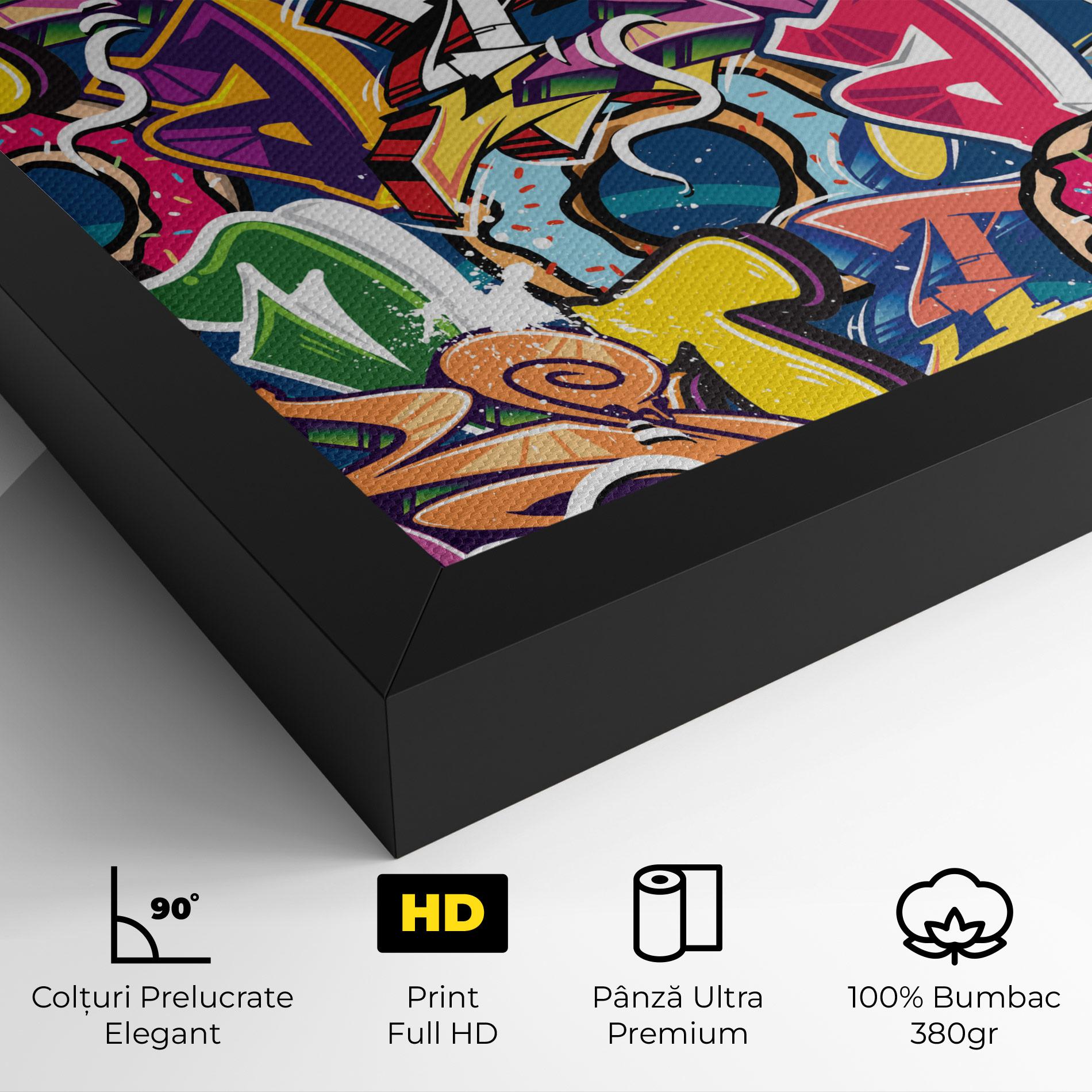 Tablou Canvas Graffiti Letters mockup 4