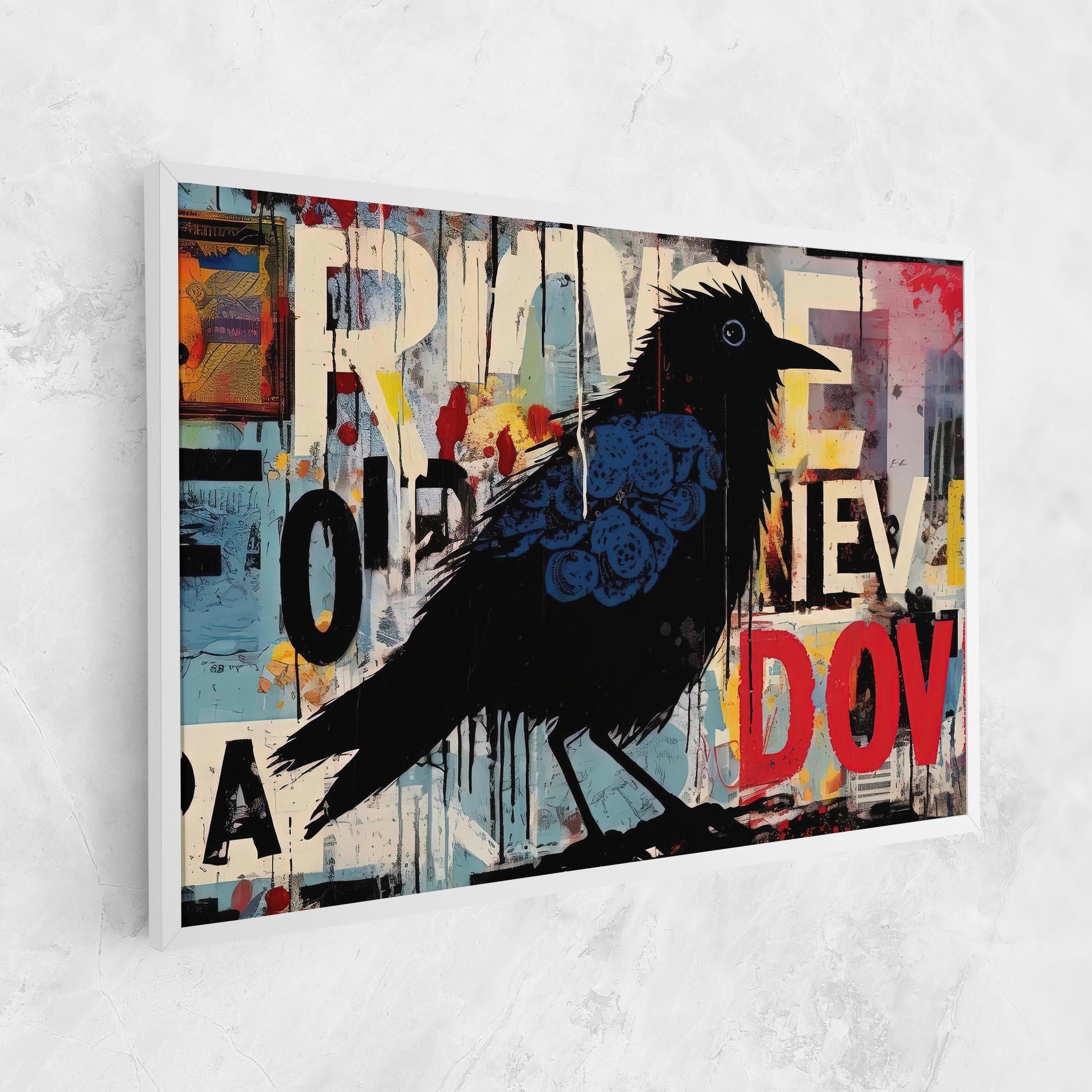 Tablou Canvas Bird Old Doodle mockup 1