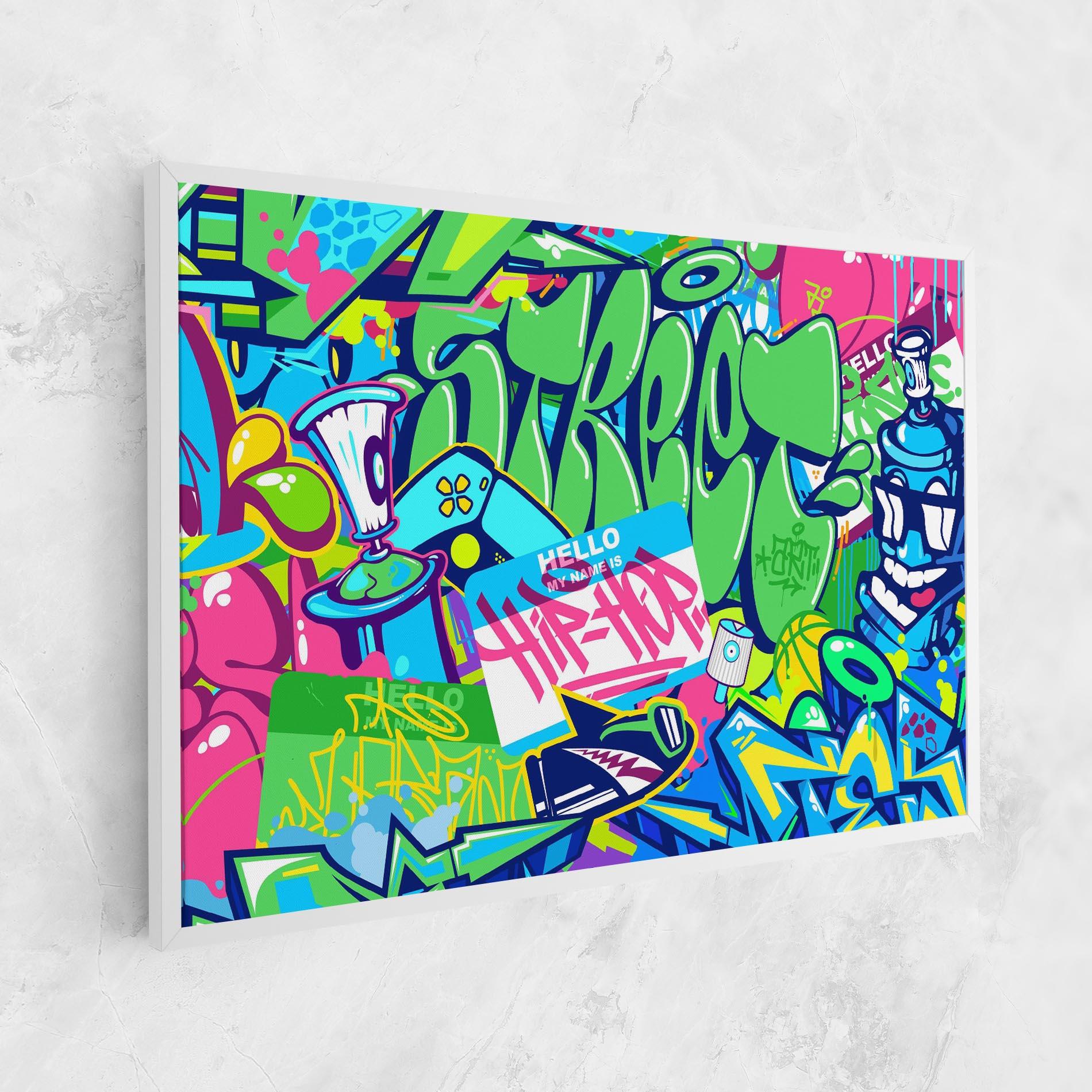Tablou Canvas Colorful Hip Hop mockup 1