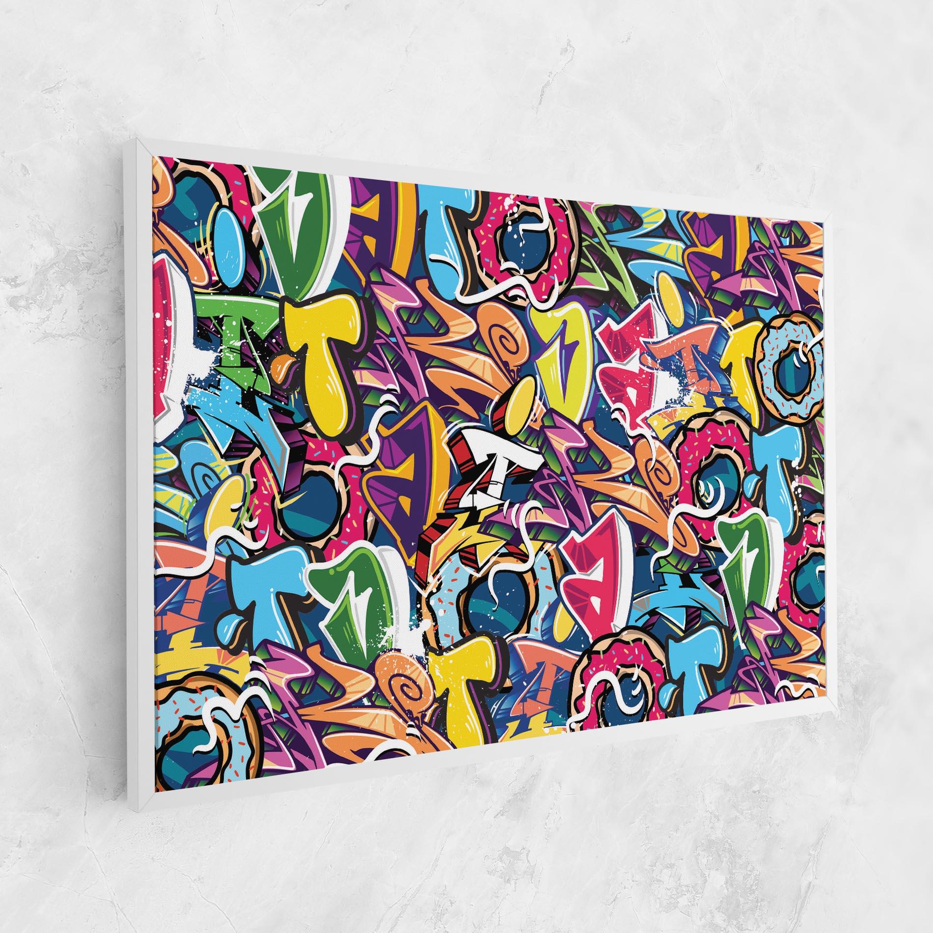 Tablou Canvas Graffiti Letters mockup 1
