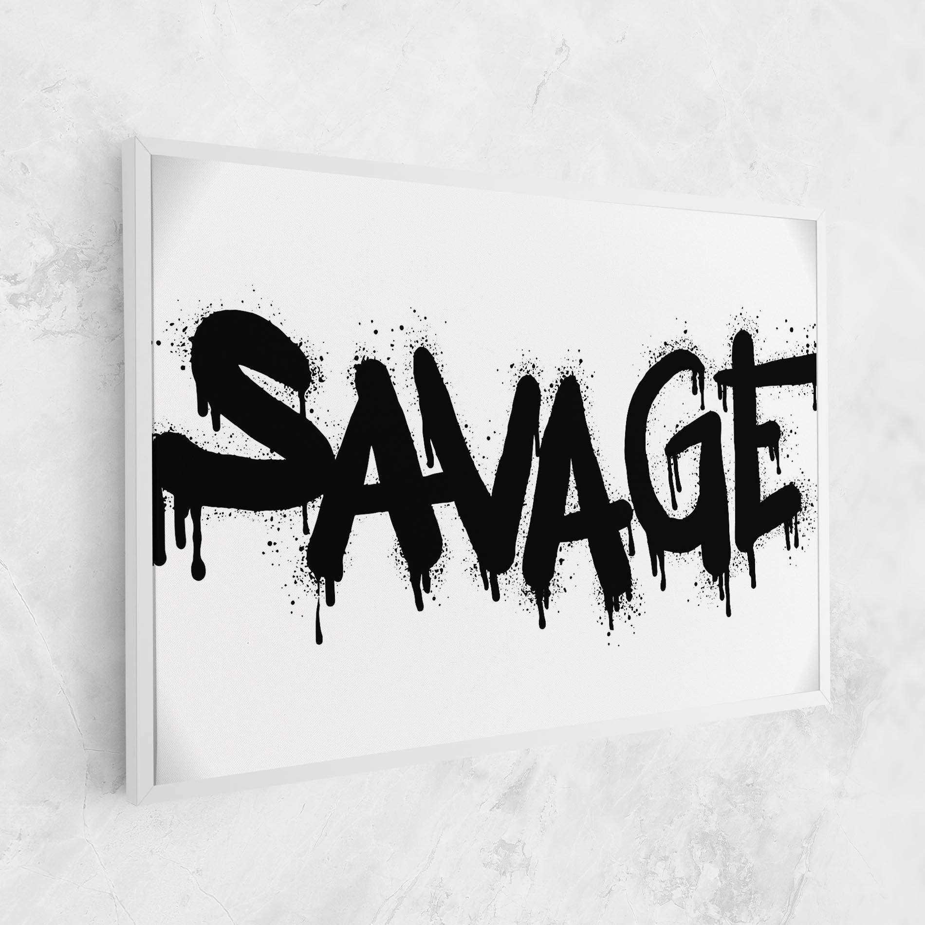 Tablou Canvas Savage Graffiti Spray mockup 1