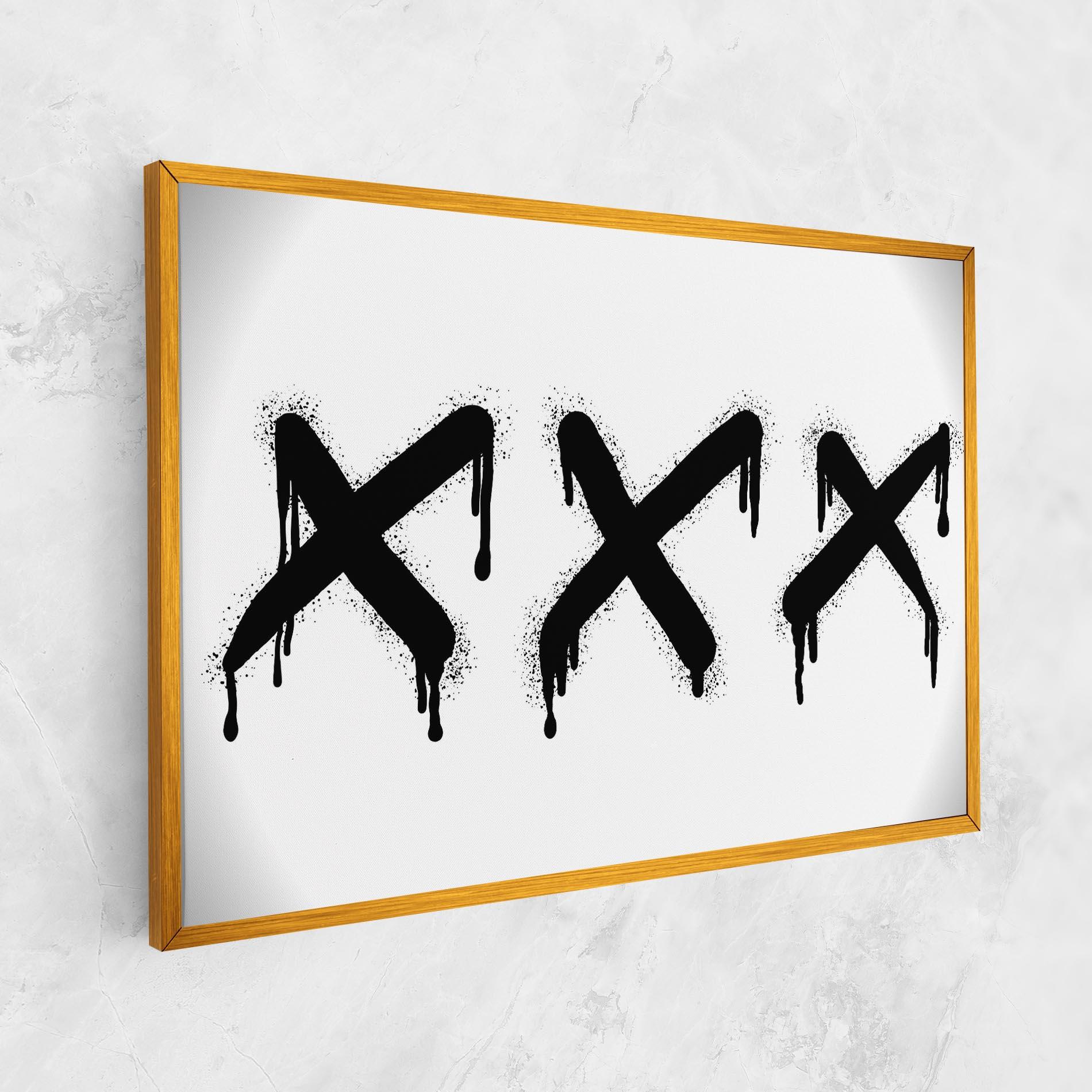 Tablou Canvas Grafiti X Spray mockup 1