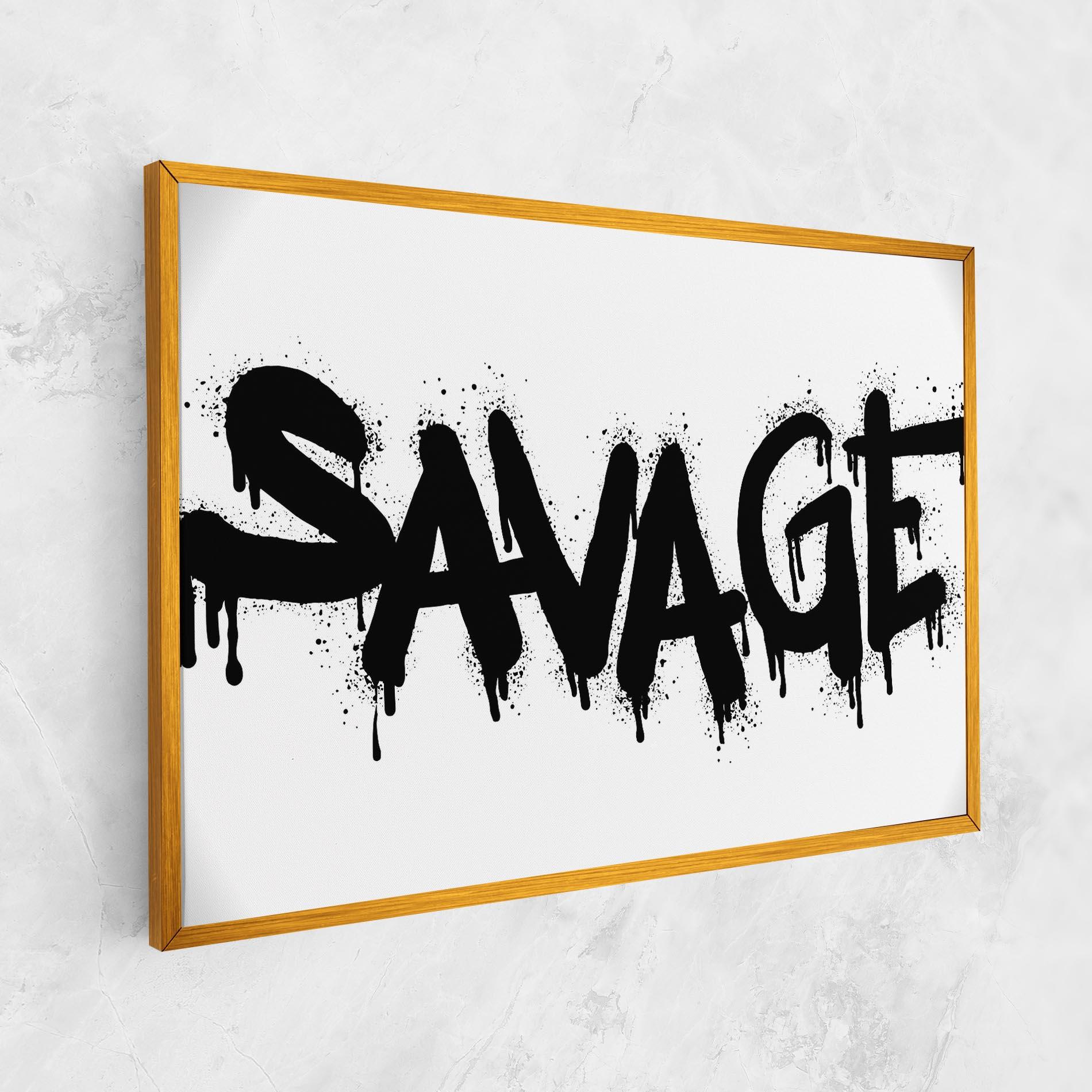 Tablou Canvas Savage Graffiti Spray mockup 1