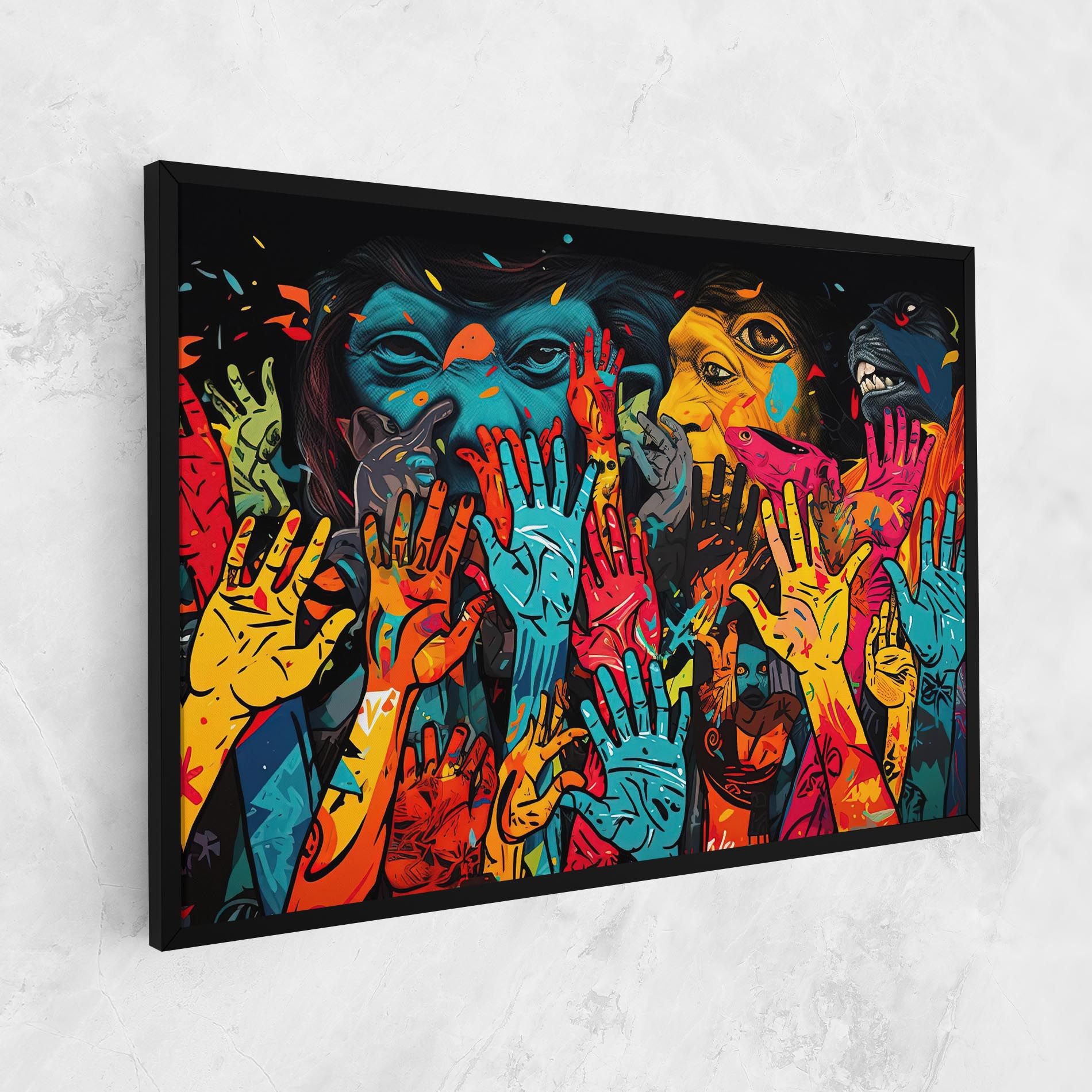 Colorful Hands mockup 1