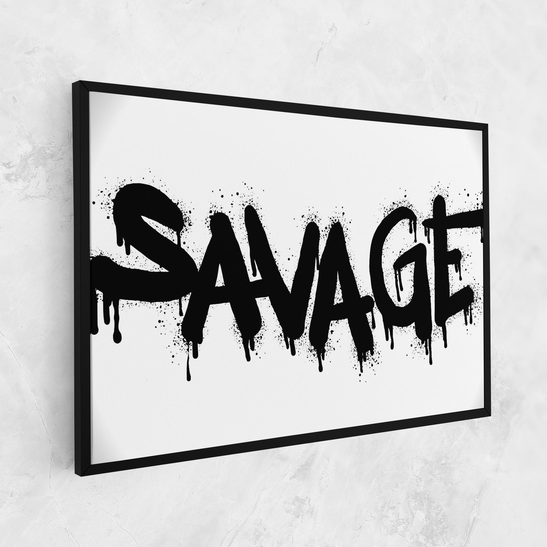 Tablou Canvas Savage Graffiti Spray mockup 1