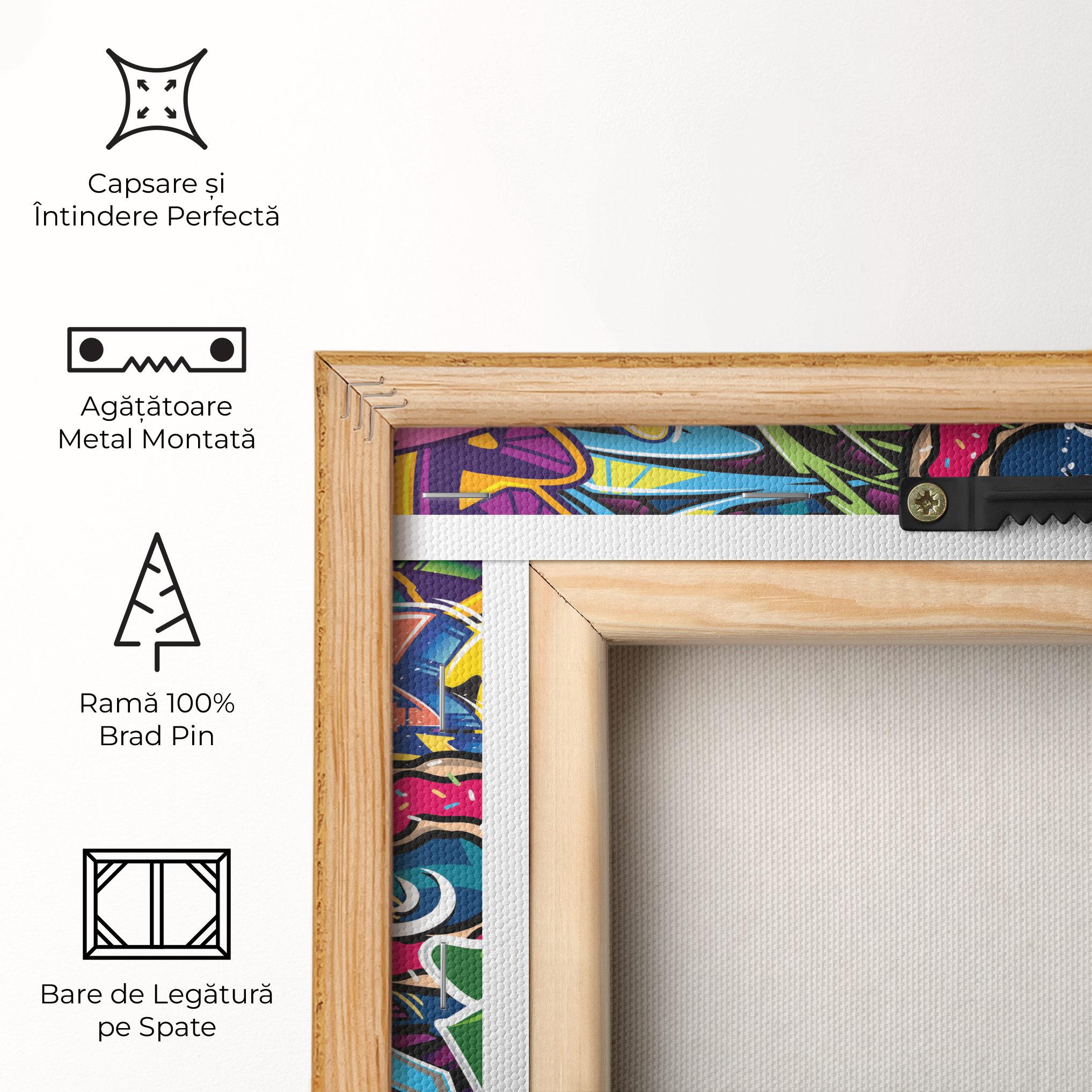 Tablou Canvas Graffiti Letters mockup 5