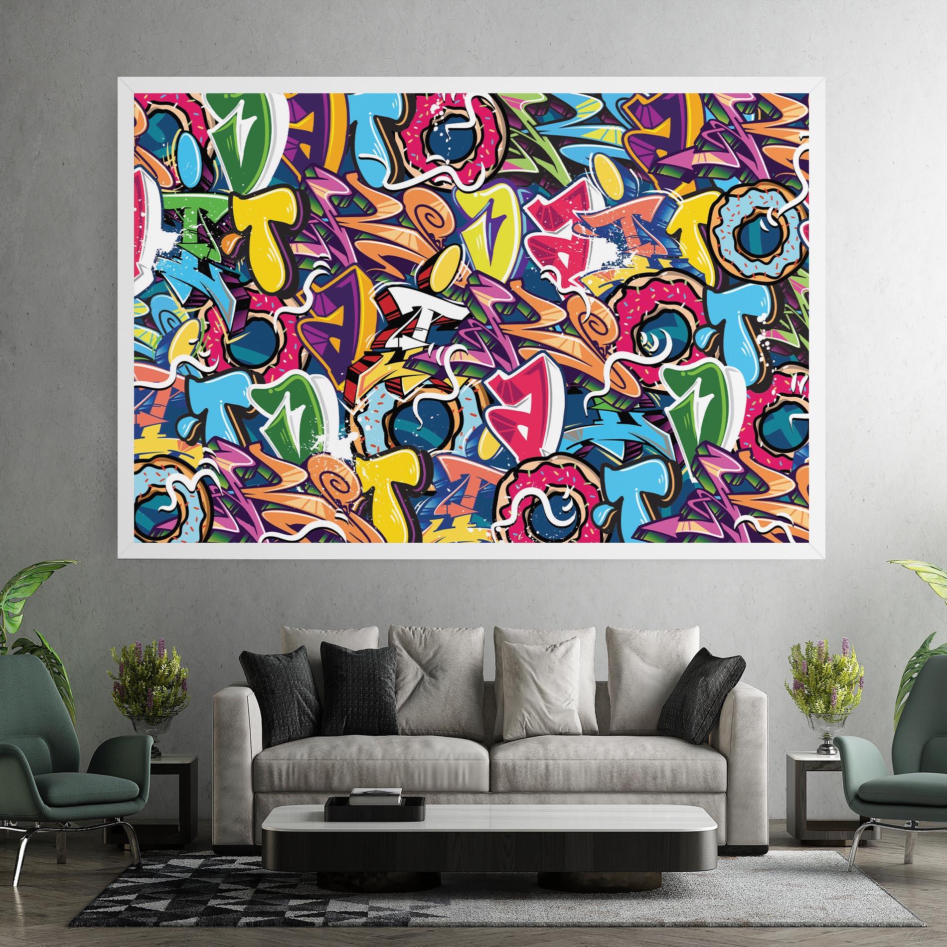 Tablou Canvas Graffiti Letters mockup 7