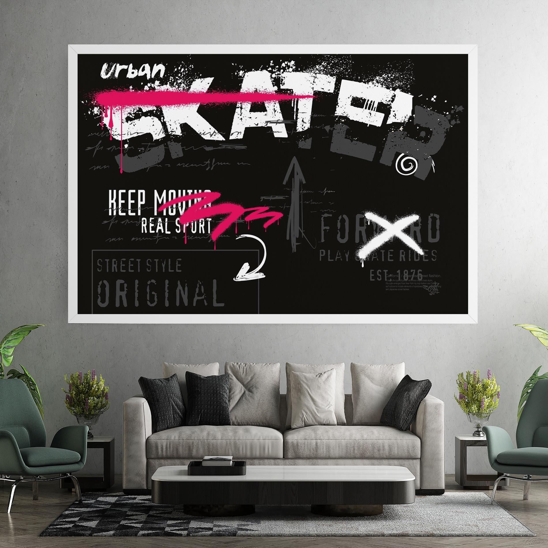 Tablou Canvas Skater Spray mockup 7