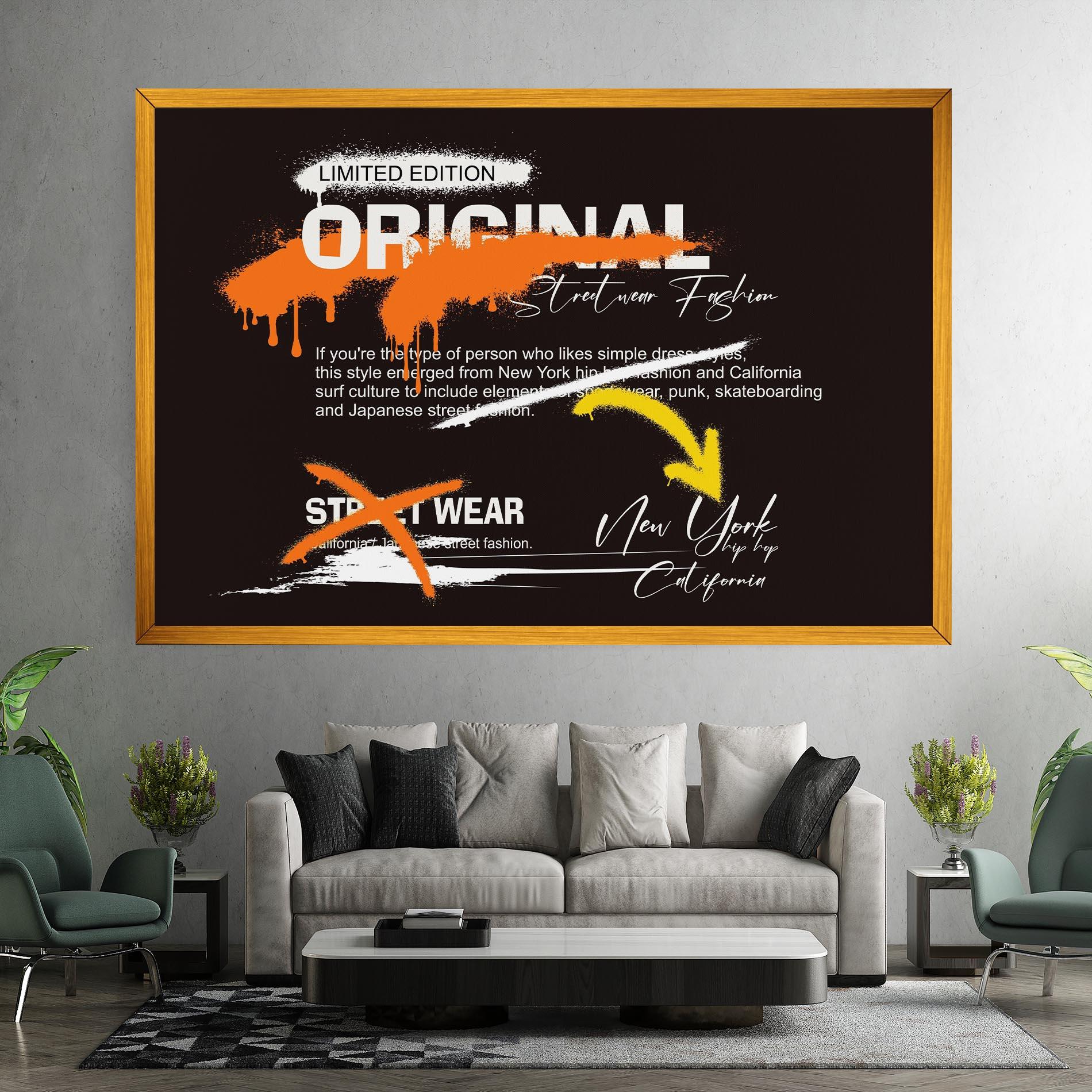 Tablou Canvas Original Style Graffiti mockup 7