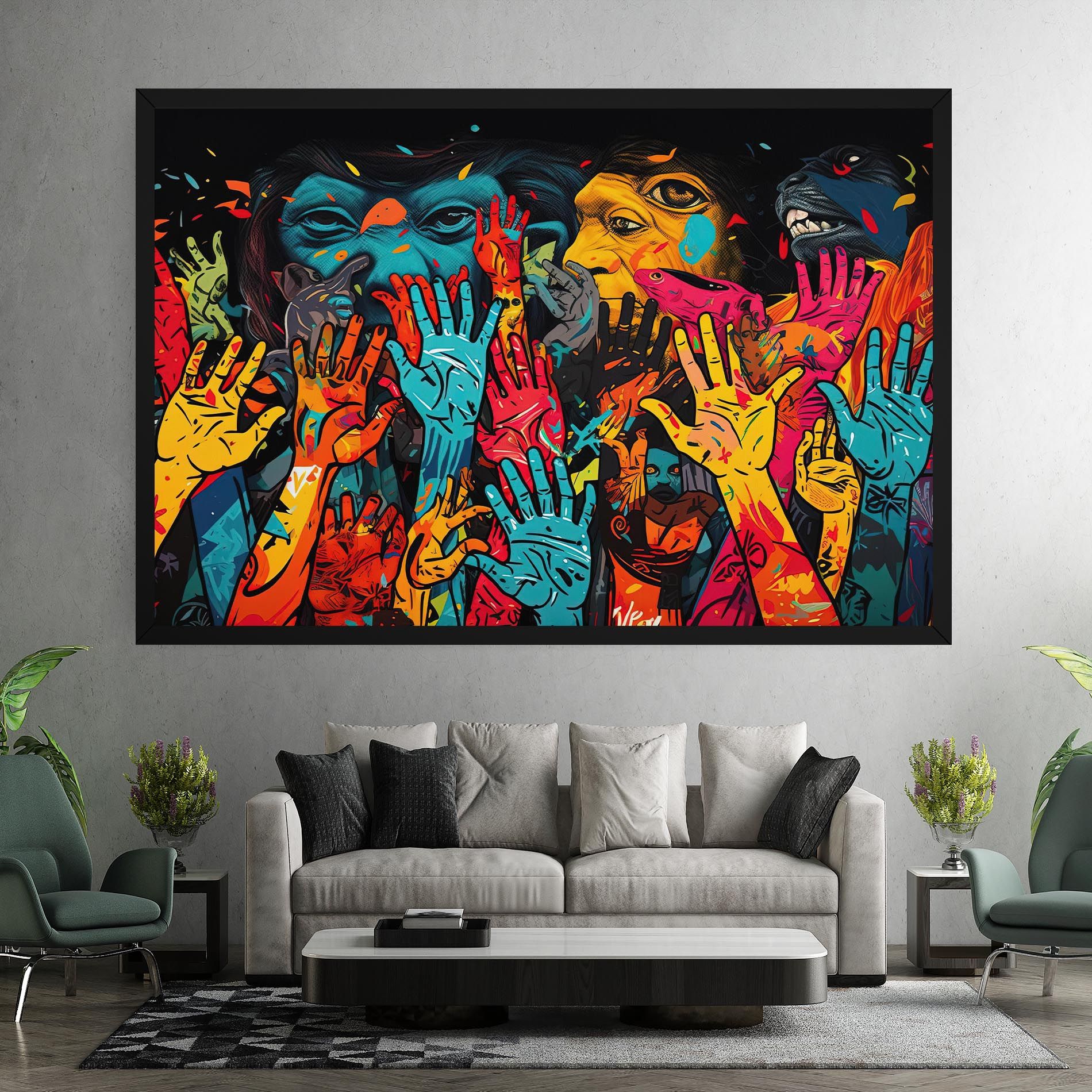 Colorful Hands mockup 7