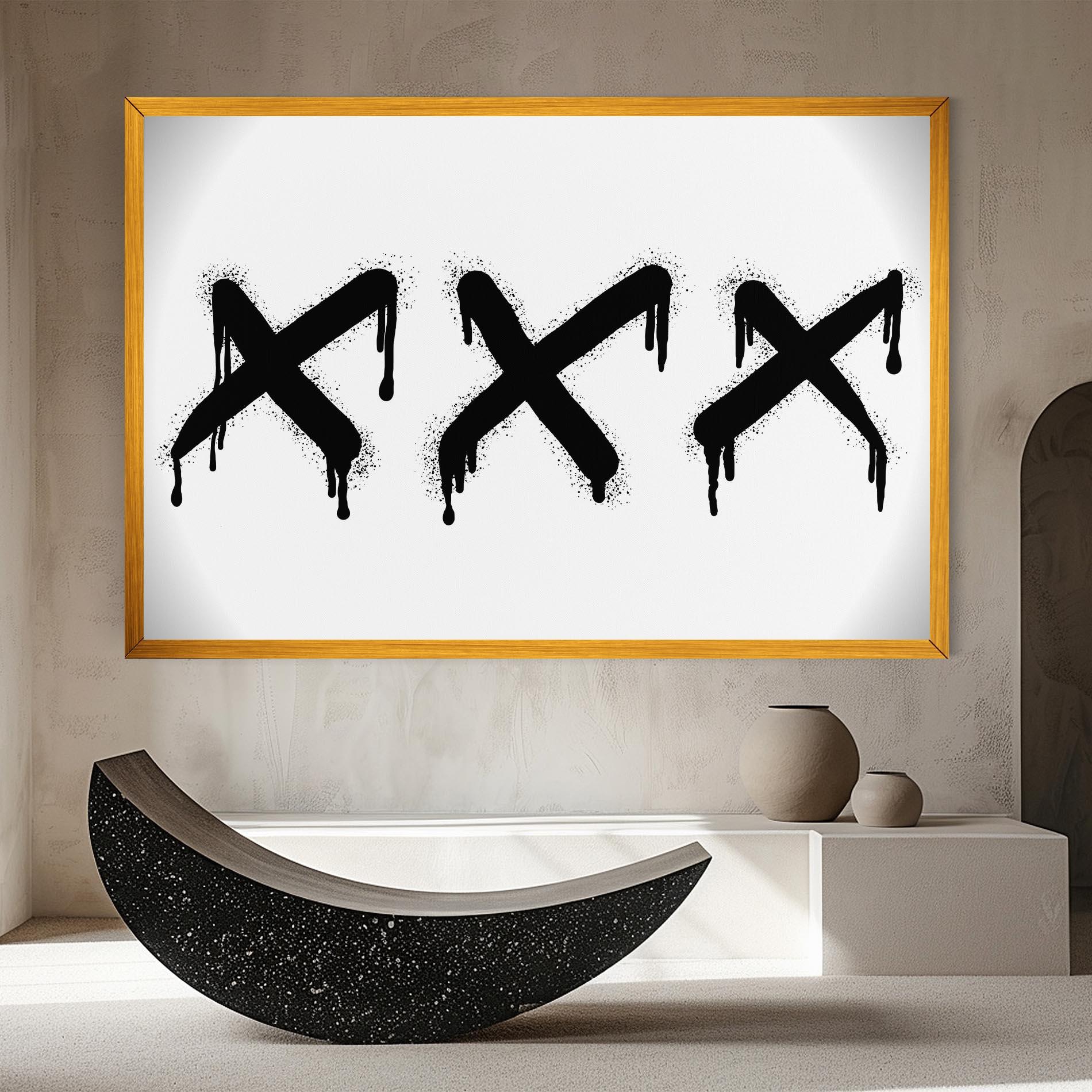 Tablou Canvas Grafiti X Spray mockup 8