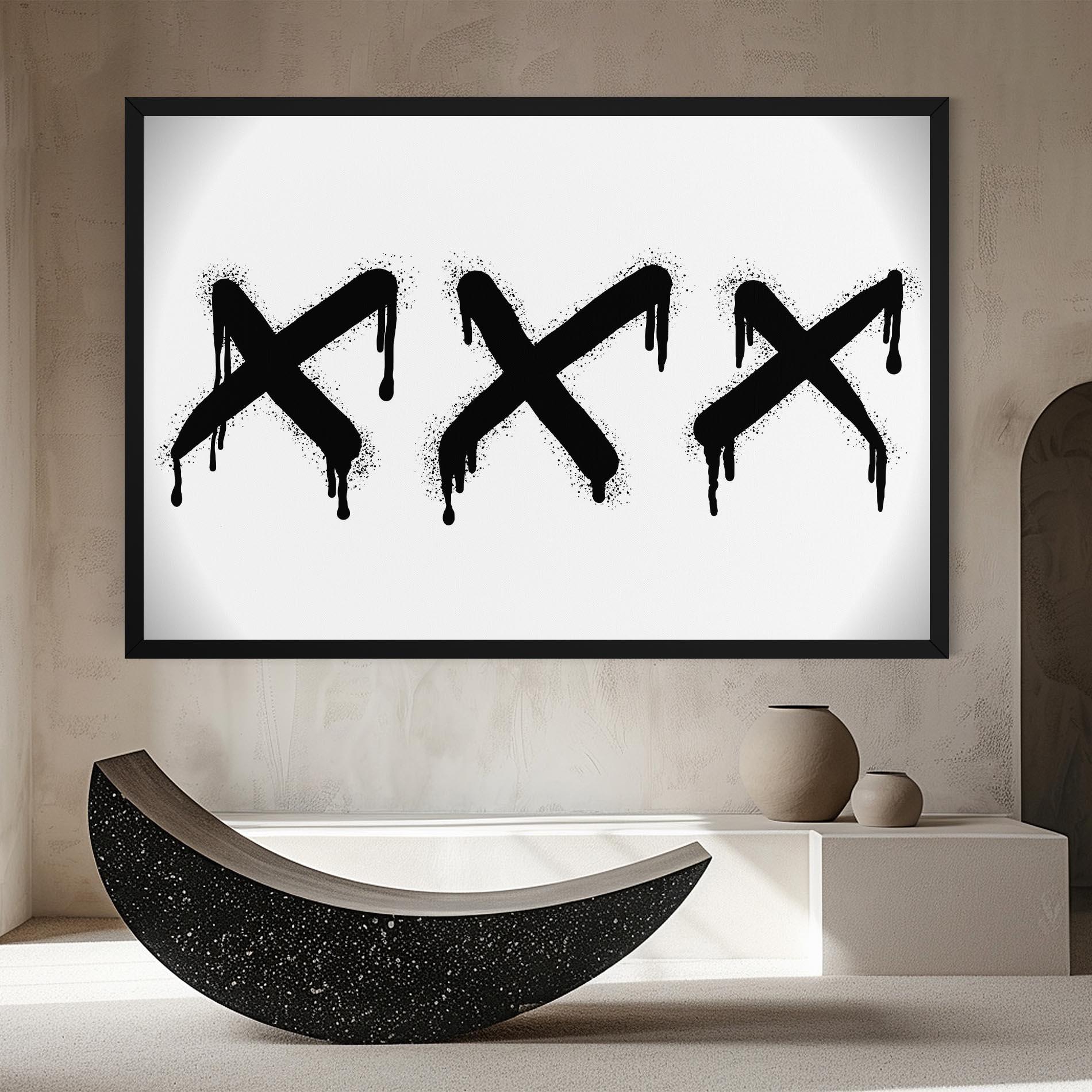 Tablou Canvas Grafiti X Spray mockup 8