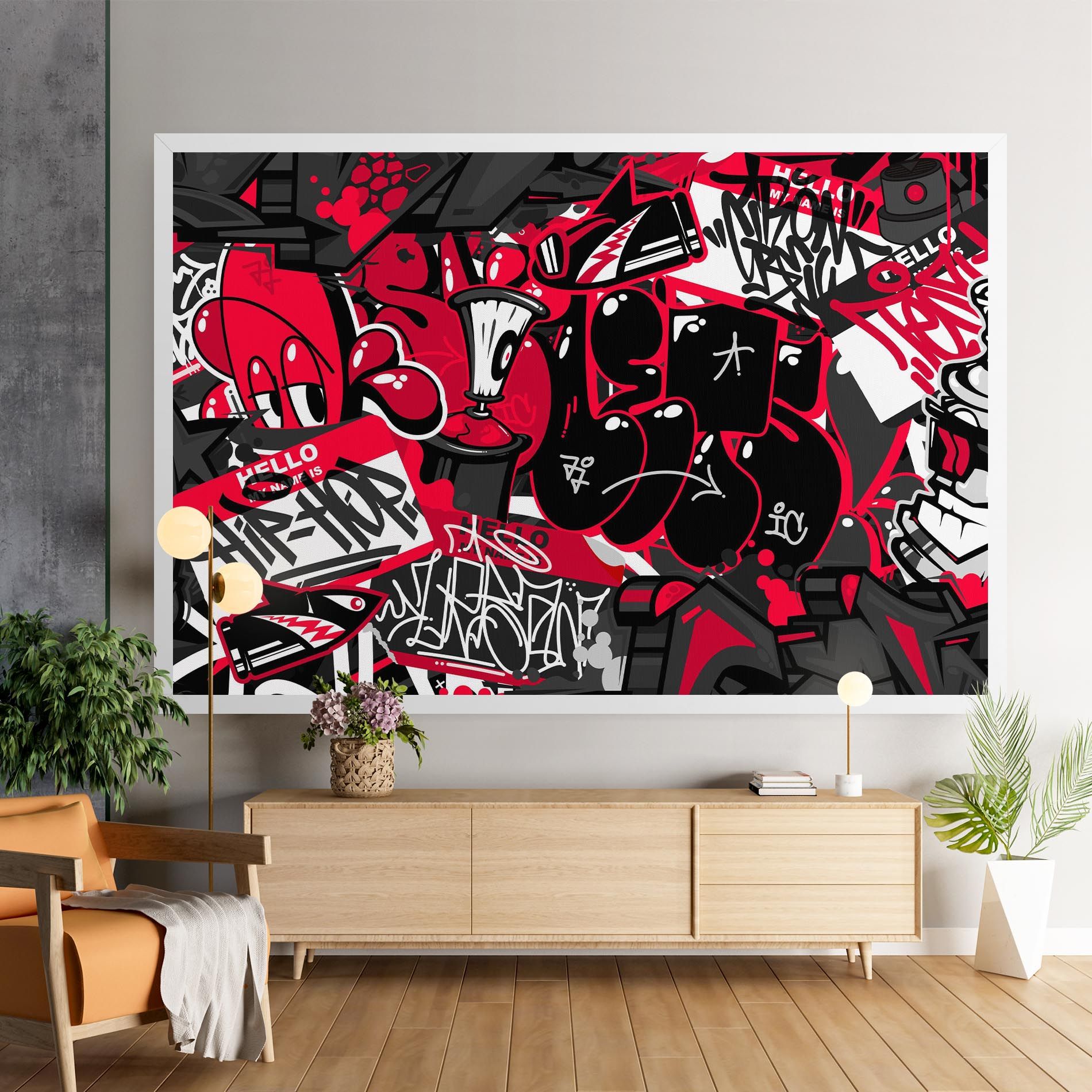 Hip Hop Graffiti mockup 9