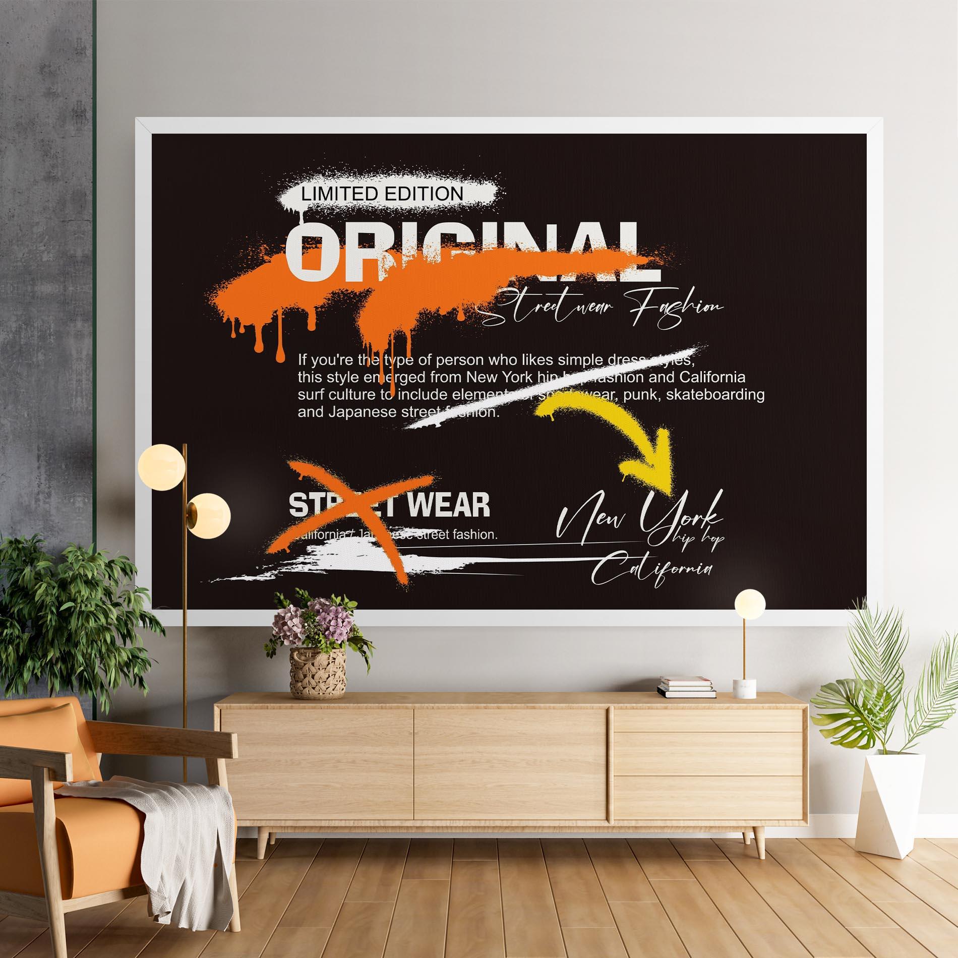 Tablou Canvas Original Style Graffiti mockup 9