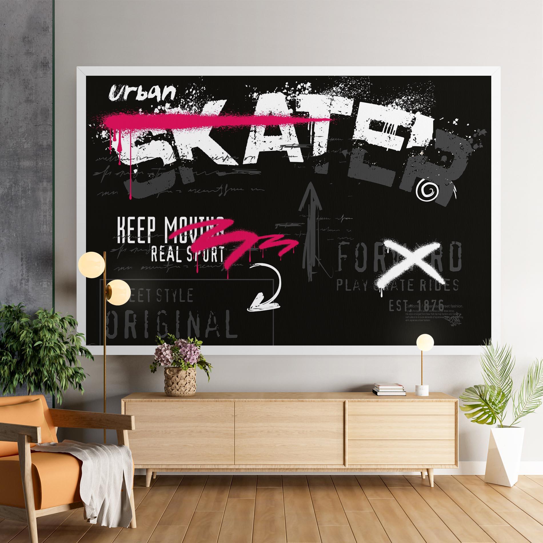 Tablou Canvas Skater Spray mockup 9