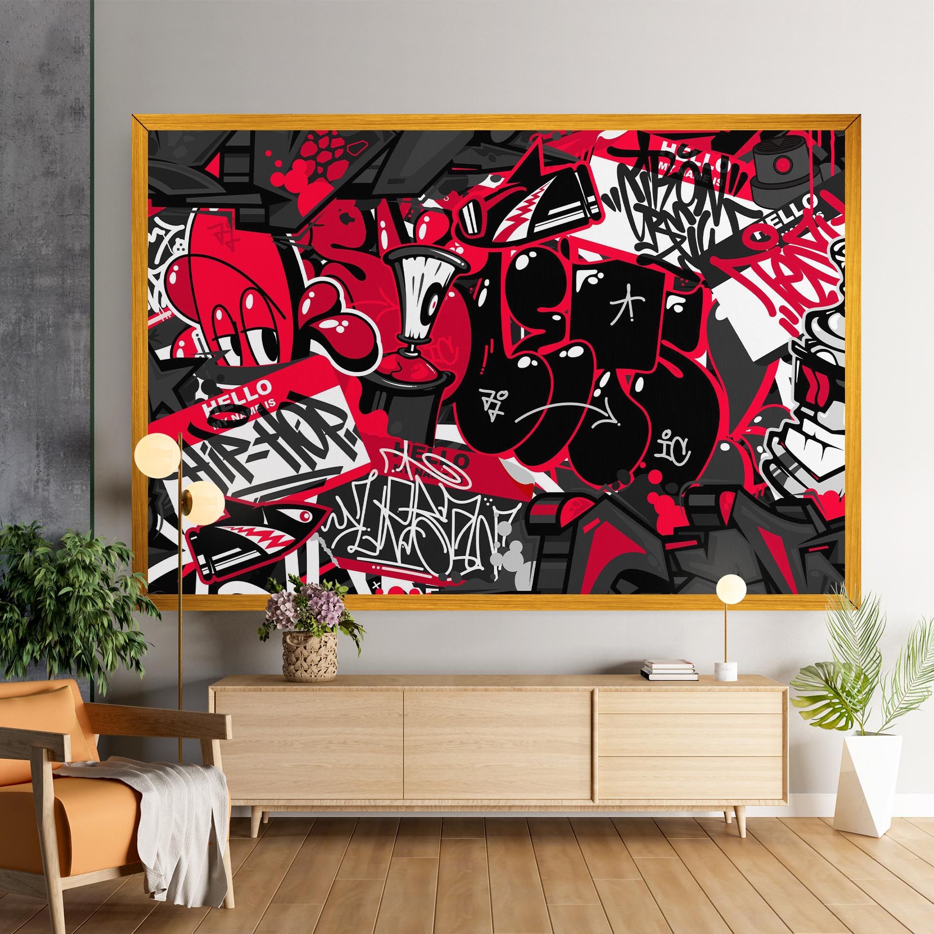 Hip Hop Graffiti mockup 9