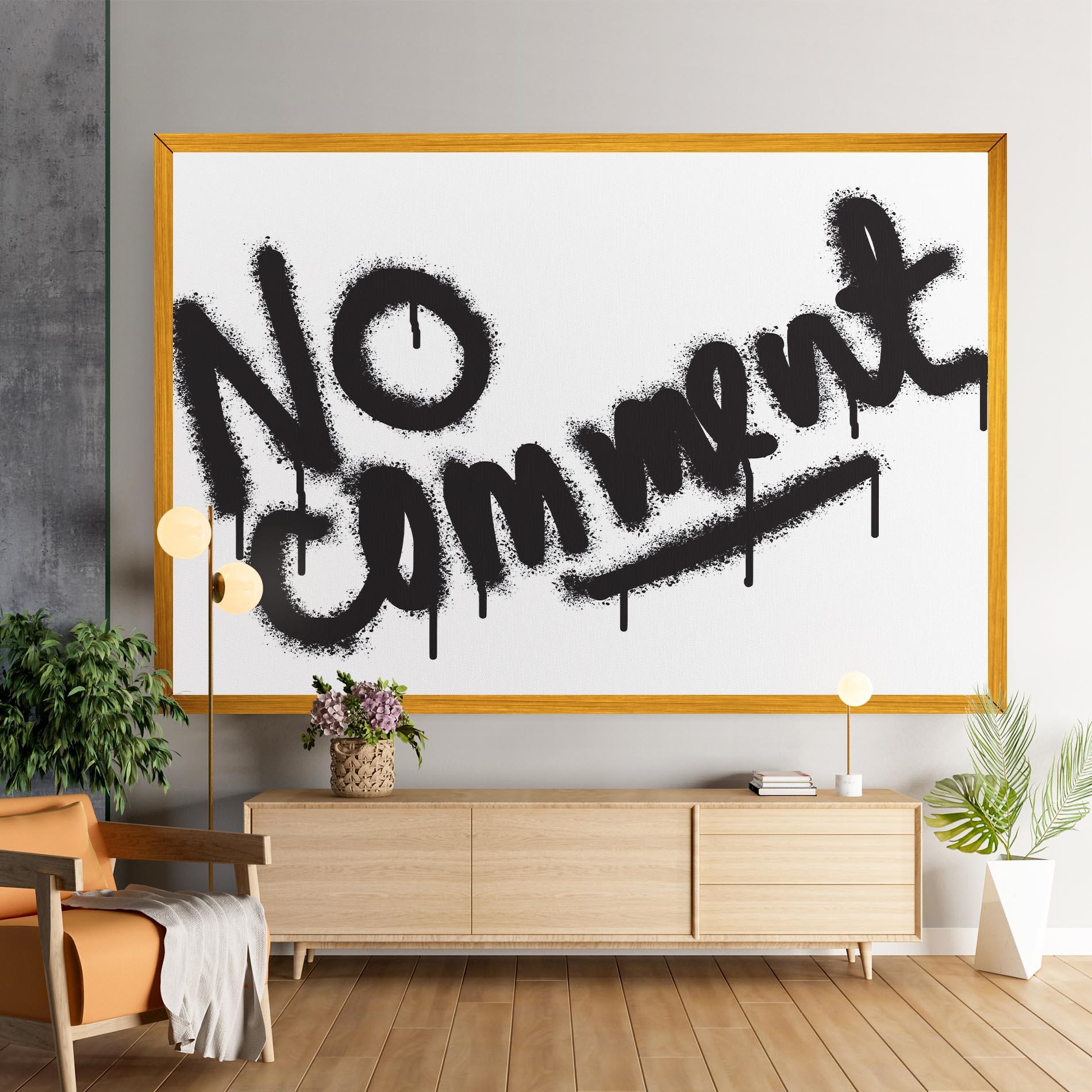 Tablou Canvas No Comment mockup 9