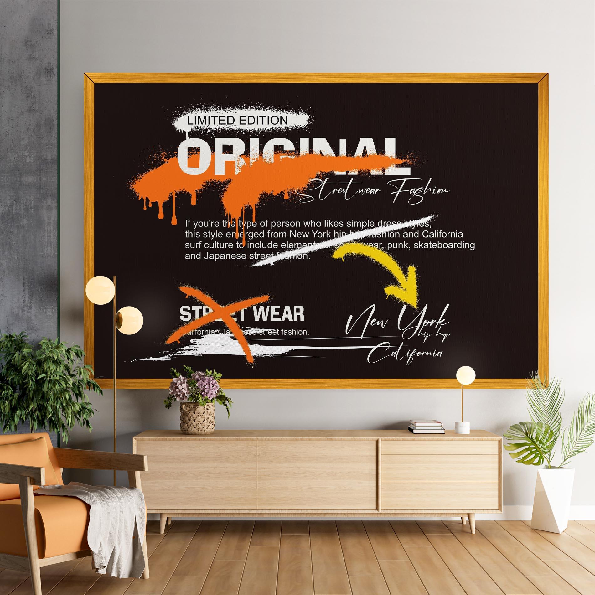 Tablou Canvas Original Style Graffiti mockup 9