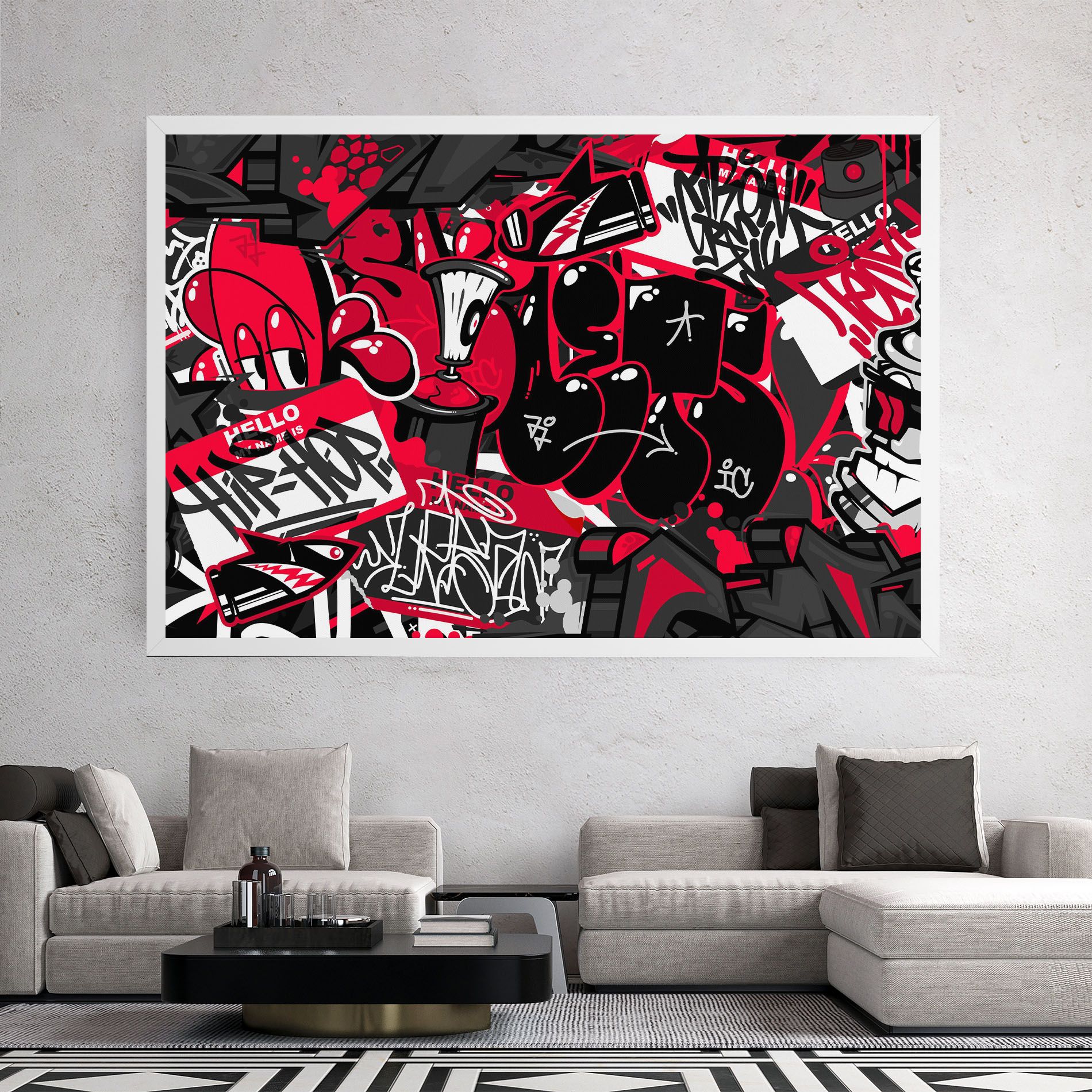 Hip Hop Graffiti mockup 2