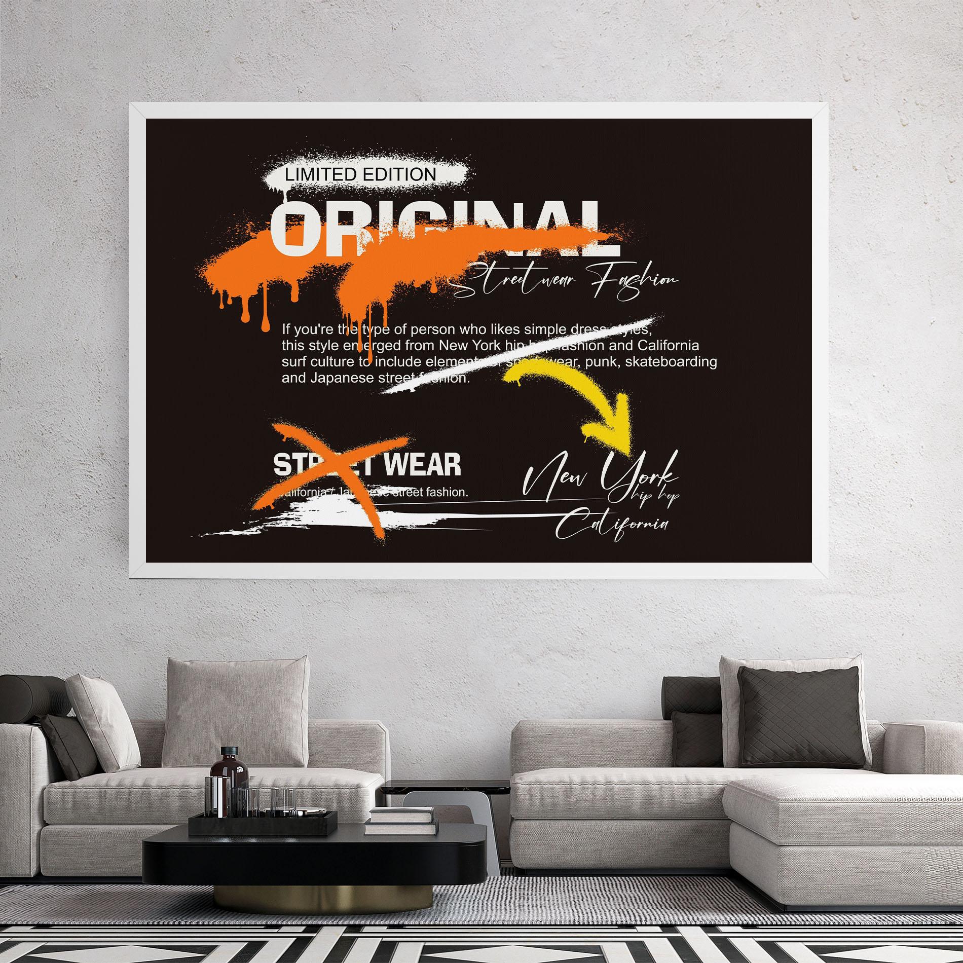 Tablou Canvas Original Style Graffiti mockup 2
