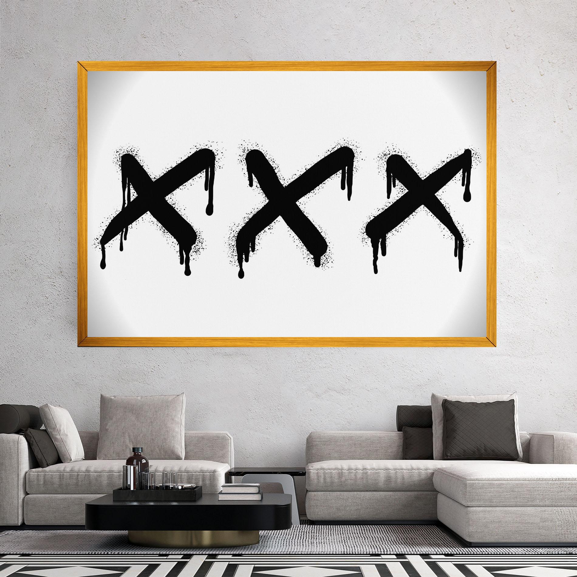 Tablou Canvas Grafiti X Spray mockup 2