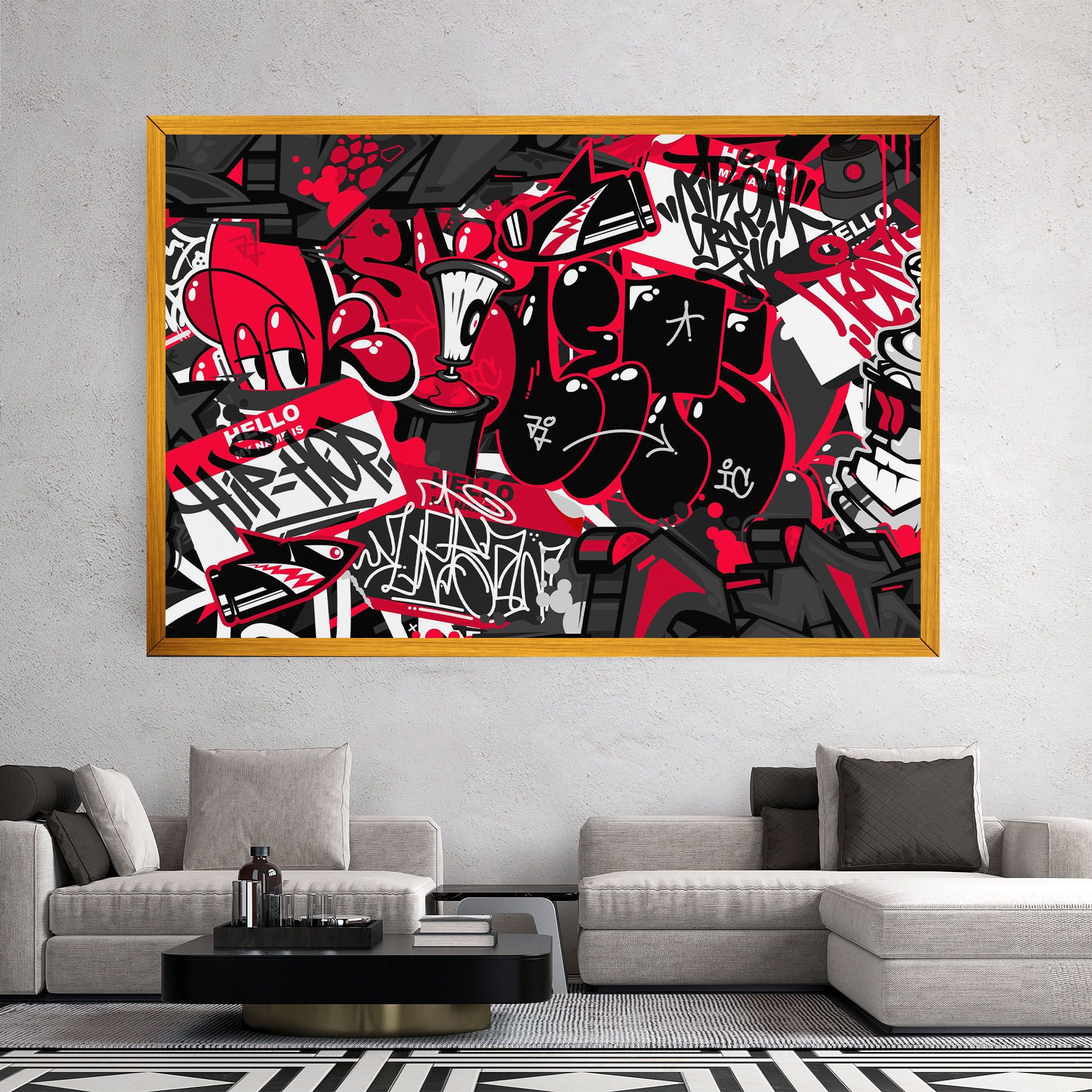 Hip Hop Graffiti mockup 2