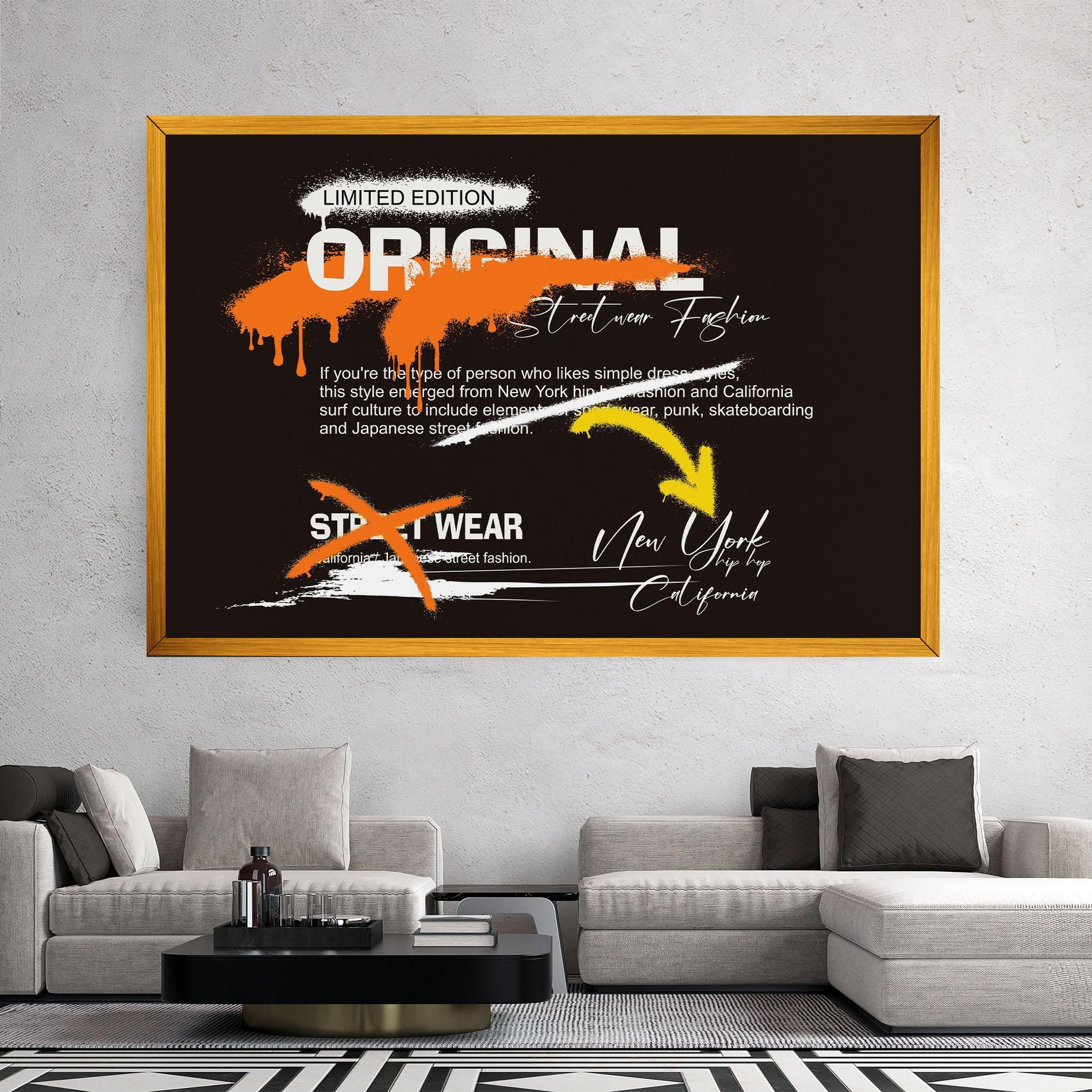 Tablou Canvas Original Style Graffiti mockup 2